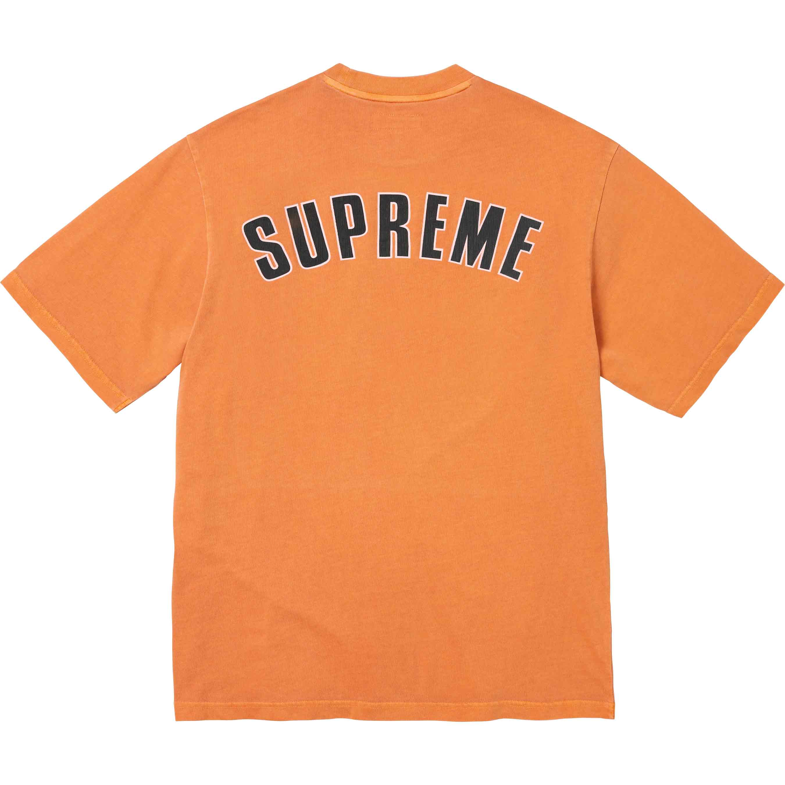 Supreme Cracked Arc Short Sleeve Top in Orange - Trendy Streetwear for Casual Outfits & Summer Fashion