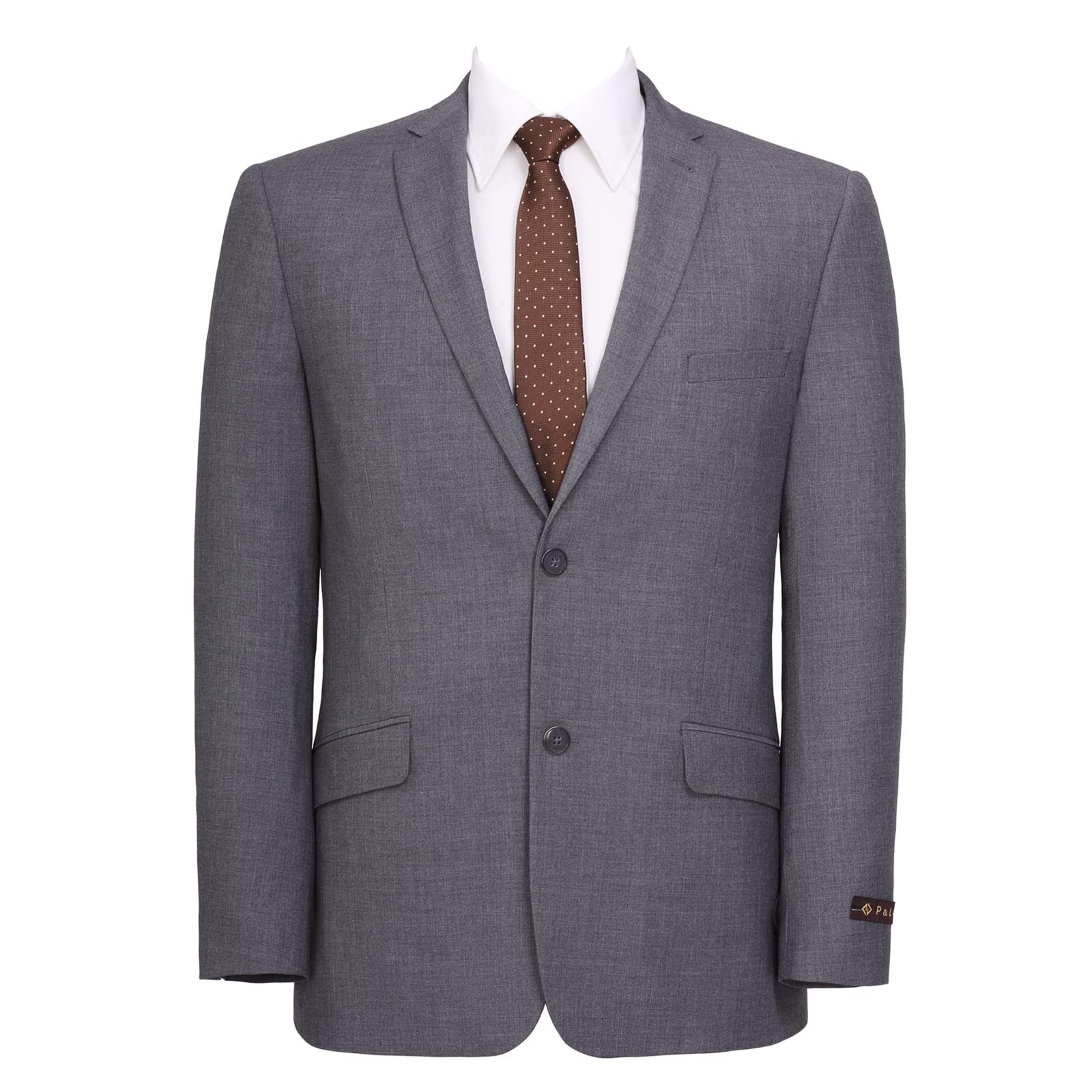 Men's Slim Fit 2-Piece Suit Set - Single Breasted Business Blazer & Dress Pants (Solid Color) | Formal Office Wear, Wedding Attire & Professional Business Meetings