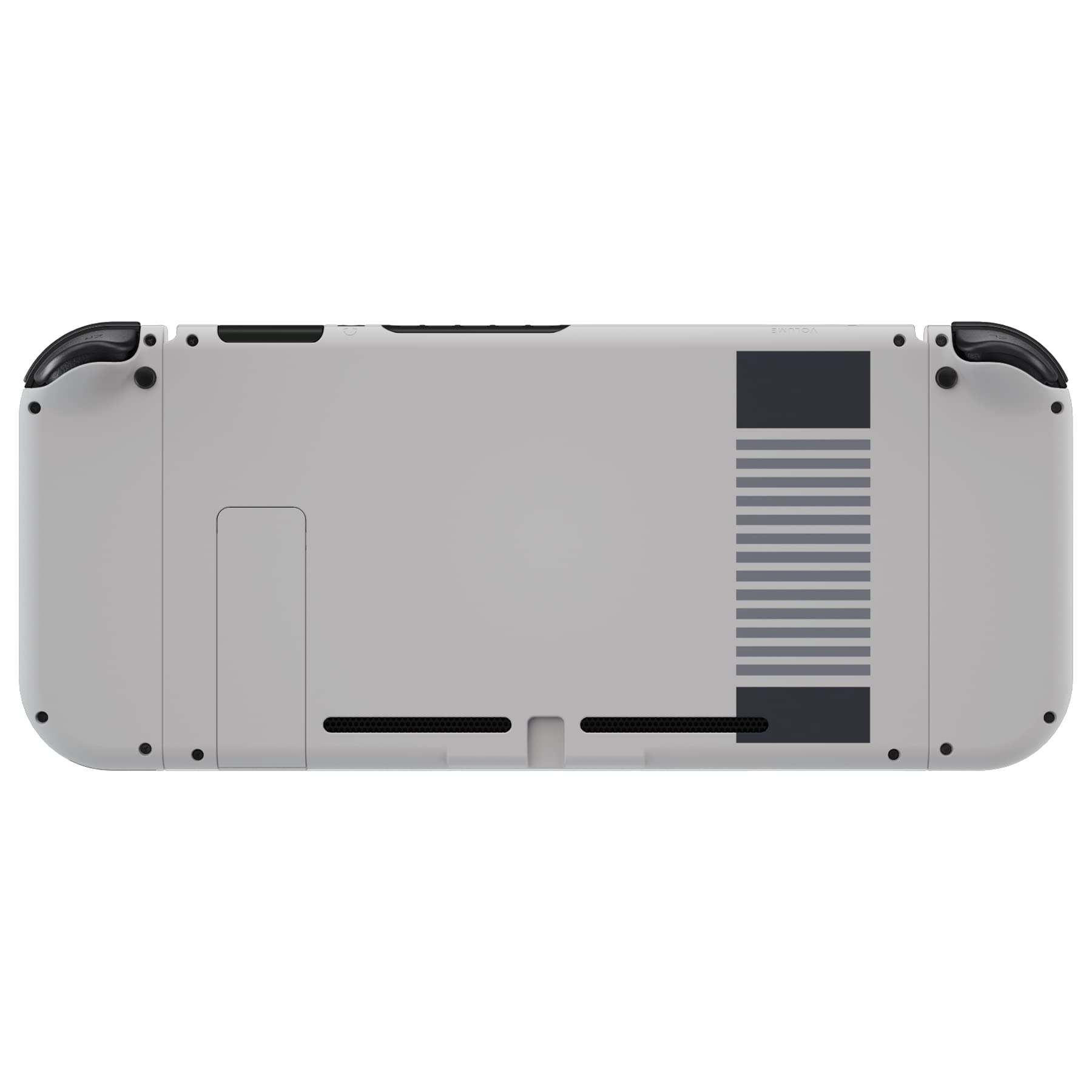 eXtremeRate Soft Touch Custom Shell & Button Set for Nintendo Switch - Dpad Version, Classic NES Style Replacement Back Plate & Joycon Housing | Perfect for Gaming Enthusiasts & Retro Console Lovers