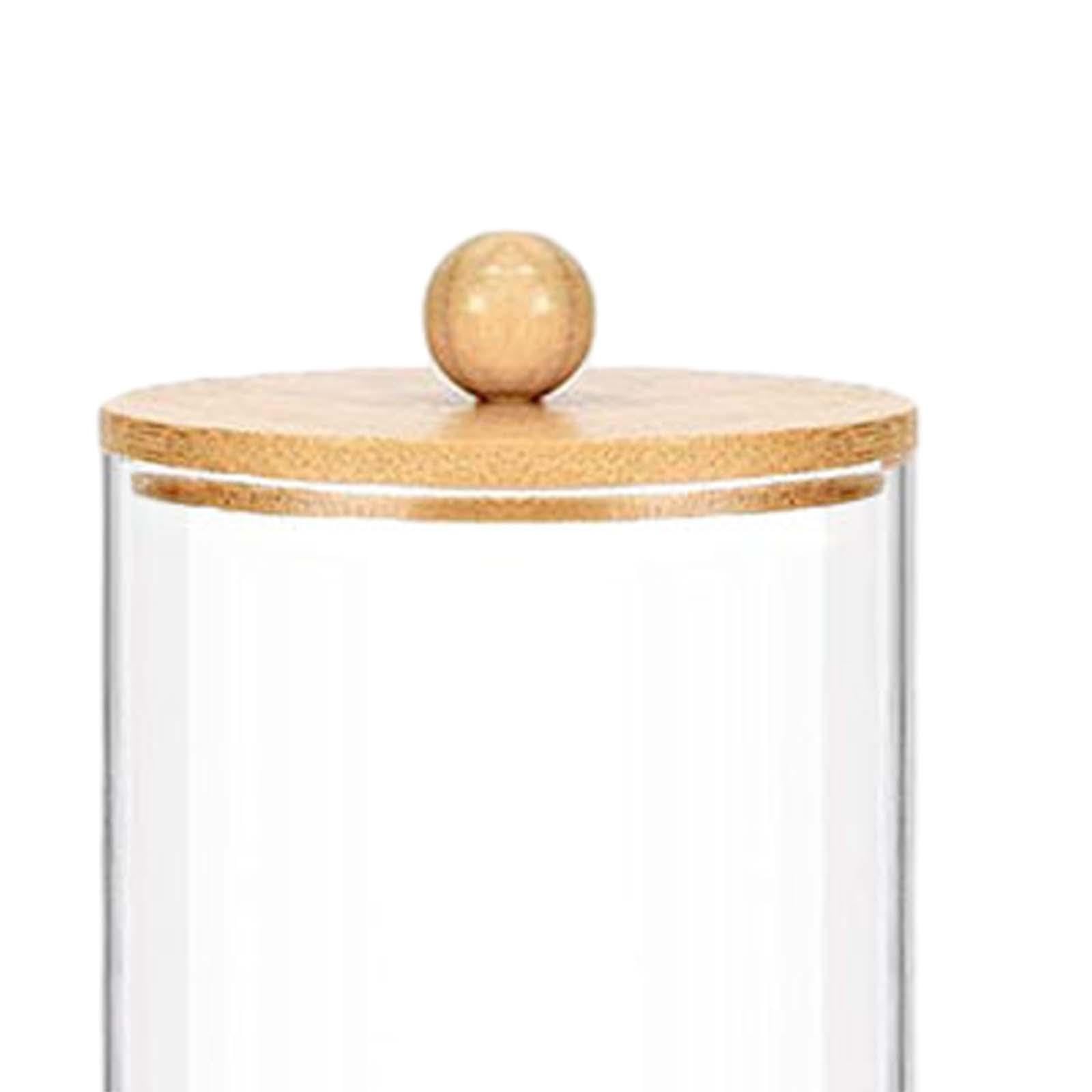 CALANDIS® Makeup Cotton Swab Storage Box Set of 2 - Organize Cotton Balls & Swabs | Perfect for Bathroom, Vanity, and Travel Beauty Storage