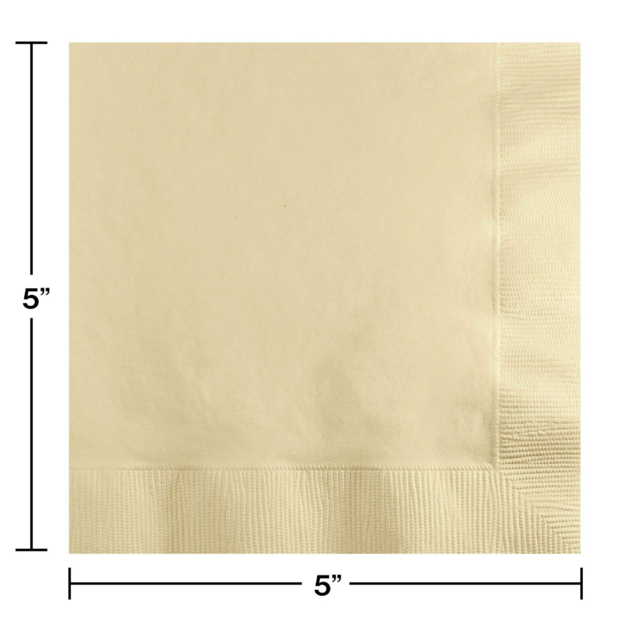 1200 Ivory Beverage Napkins 5