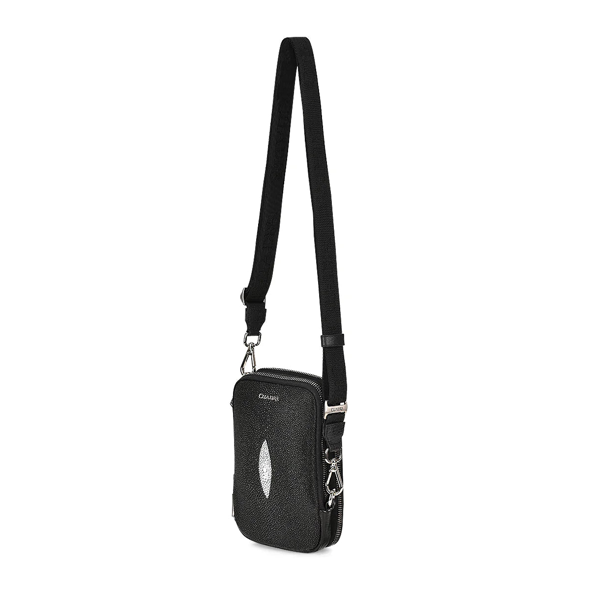 BOC05MA Stylish Cuadra Black Small Fashion Stingray Messenger Bag for Men & Women - Perfect for Work, Travel & Everyday Use