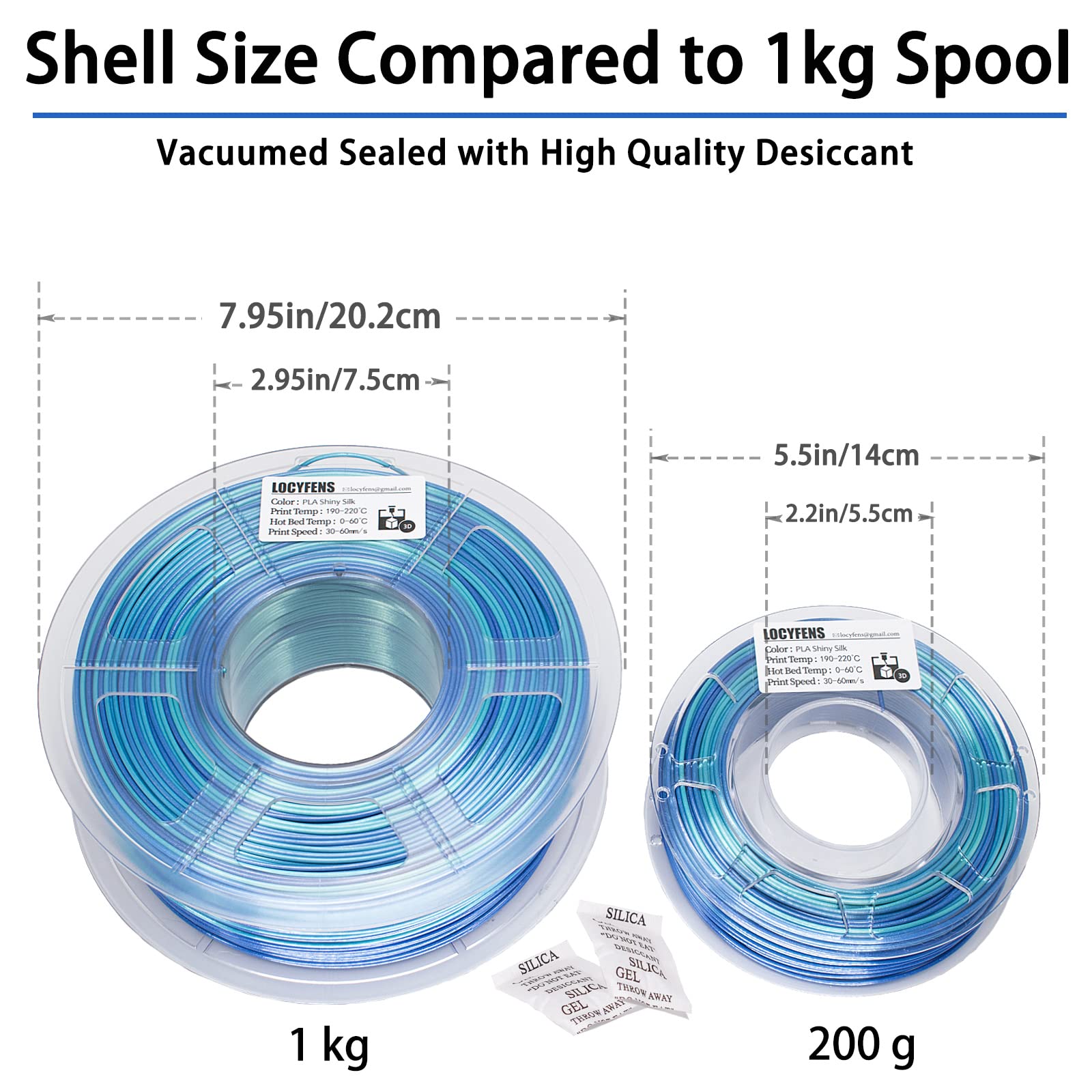 Premium 3D Printer Filament Bundle - 4 Spools of 1.75mm Silk Shiny PLA Filament (±0.02mm Accuracy) for Smooth 3D Printing - Perfect for DIY Projects, Cosplay Props & Home Decor Creations