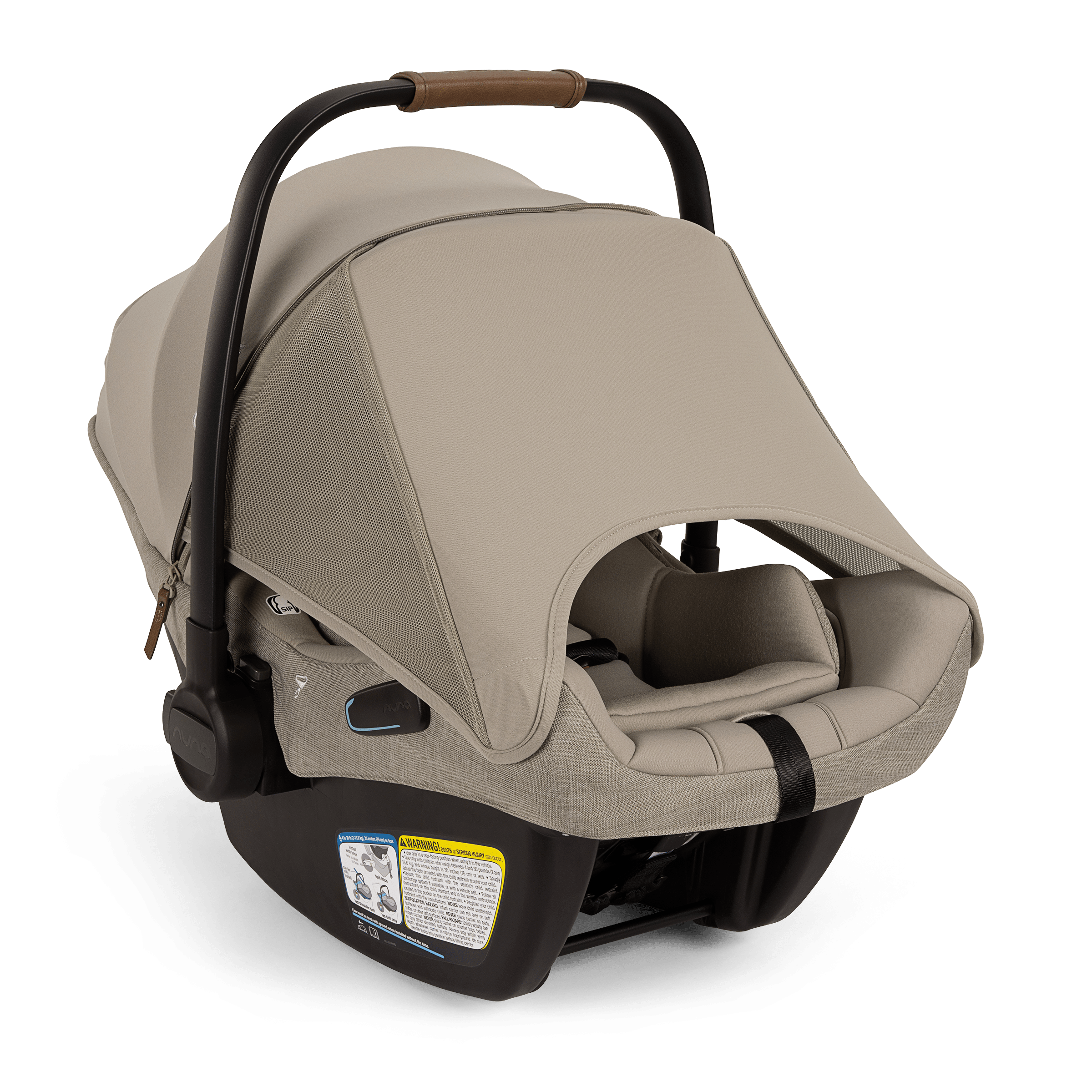 Nuna PIPA Aire RX Infant Car Seat with PIPA RELX Base - Lightweight & Safe Baby Car Seat for Newborns - Perfect for Travel, Daily Commutes & Family Road Trips