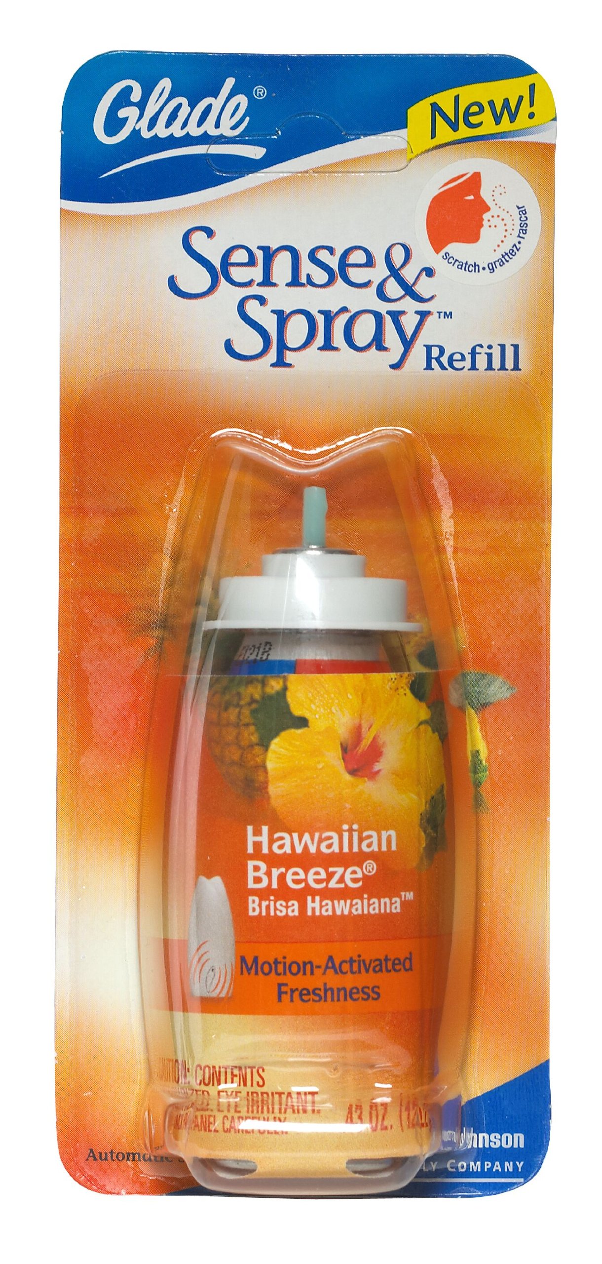 Glade Sense & Spray Refill Cartridges - Hawaiian Breeze Scent (10-Pack) | Automatic Air Freshener for Home, Office & Bathroom | Long-Lasting Fragrance Solution
