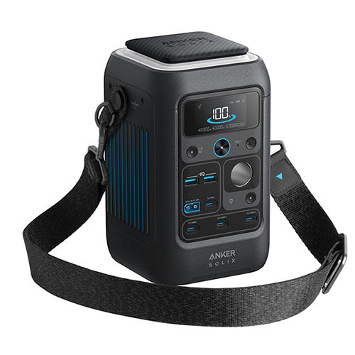 Anker SOLIX C300X Portable Power Station 300W | Solar Generator for Camping, Outdoor Adventures & Emergency Backup Power