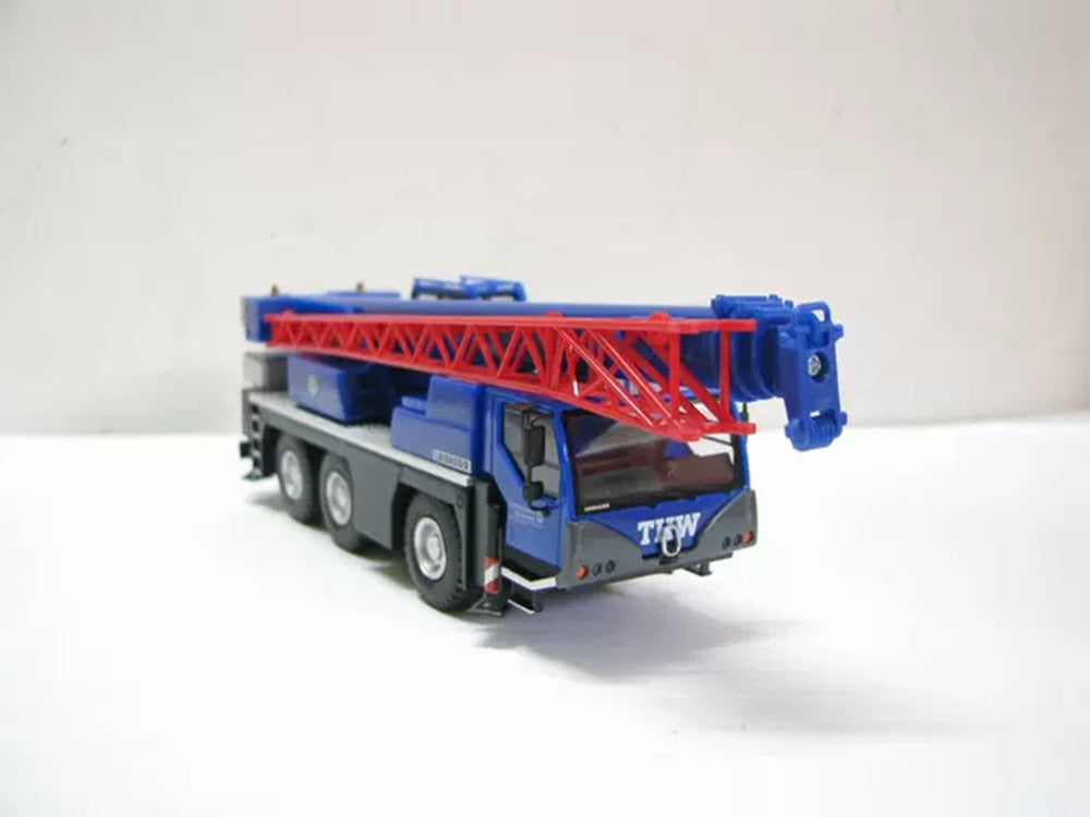 1:87 Scale Herpa Liebherr LTM 1045/1 German Federal Technical Relief Agency Diecast Crane Model - Mini Construction Vehicle Toy for Collectors & Hobbyists | Perfect for Display, Gifts & Diorama Scenes