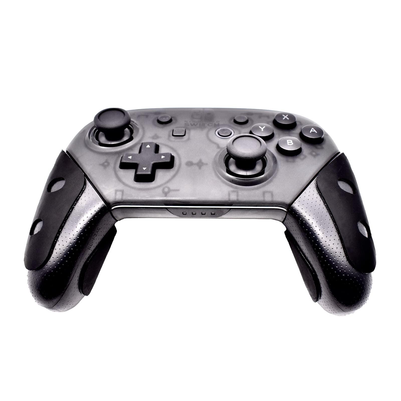Setex Gecko Grip - Anti-Slip Microstructured Handle Grips for Nintendo Switch Pro Controller (1 Pair, 1mm Thick, Black) - Enhanced Gaming Comfort for Long Play Sessions