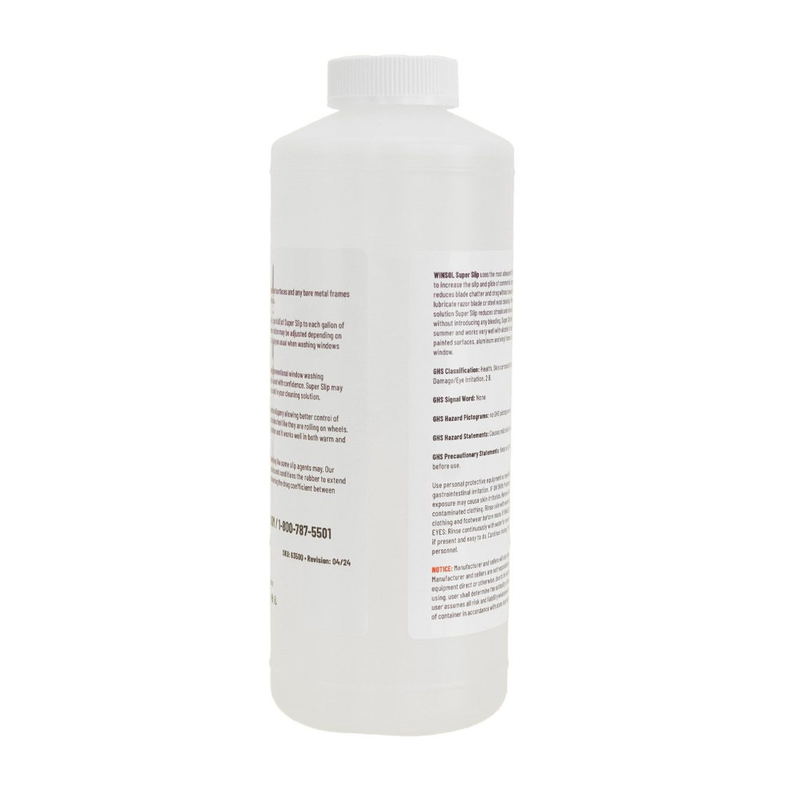 Winsol Super Slip Wetting Agent - Professional Car Detailing & Ceramic Coating Prep Solution for Water Spot Prevention & Enhanced Gloss