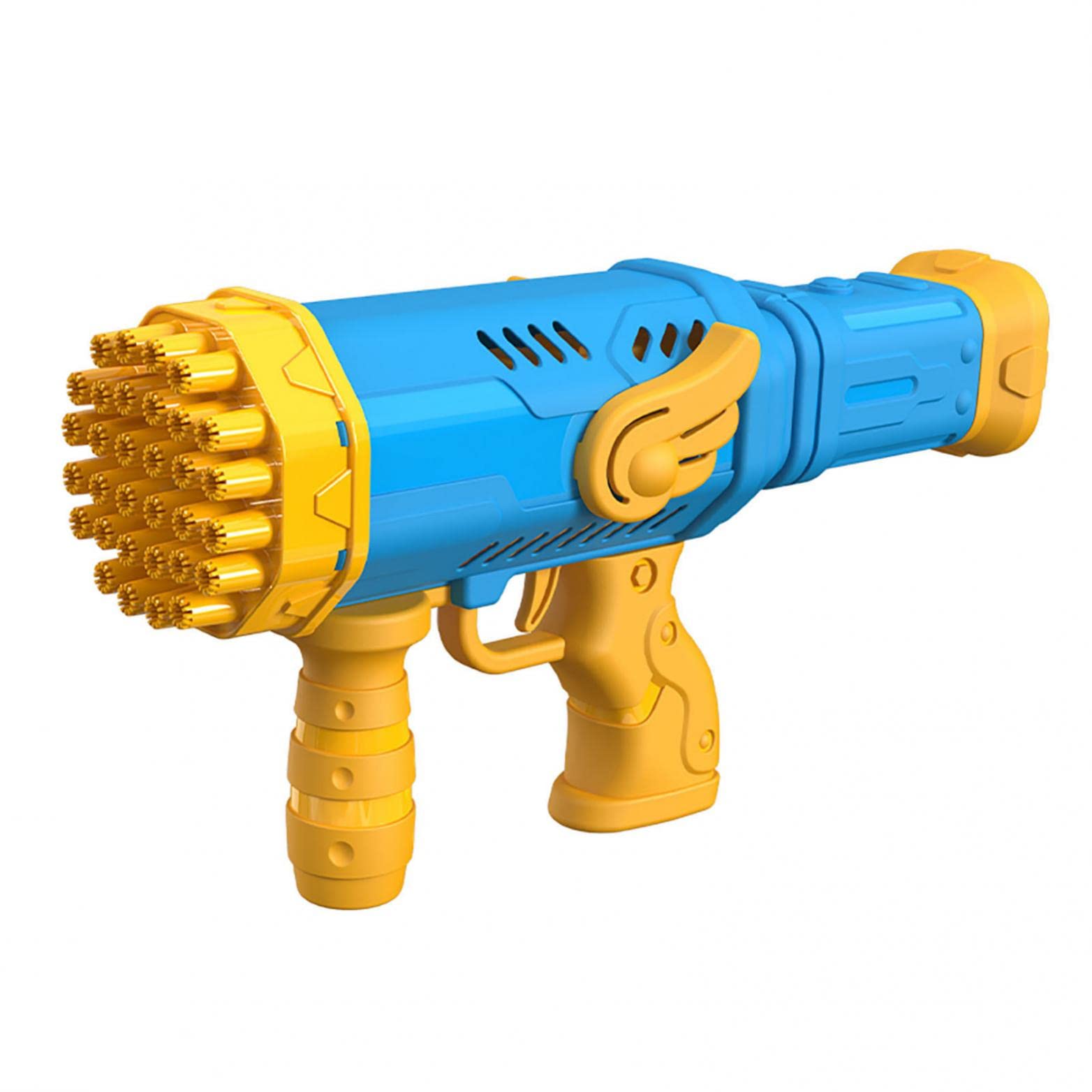 32-Hole Automatic Bubble Blower with Colorful LED Lights - Electric Bubble Machine Gun for Kids, Birthday Parties, Weddings & Outdoor Events - Fun Bubble Blaster Toy for Boys and Girls
