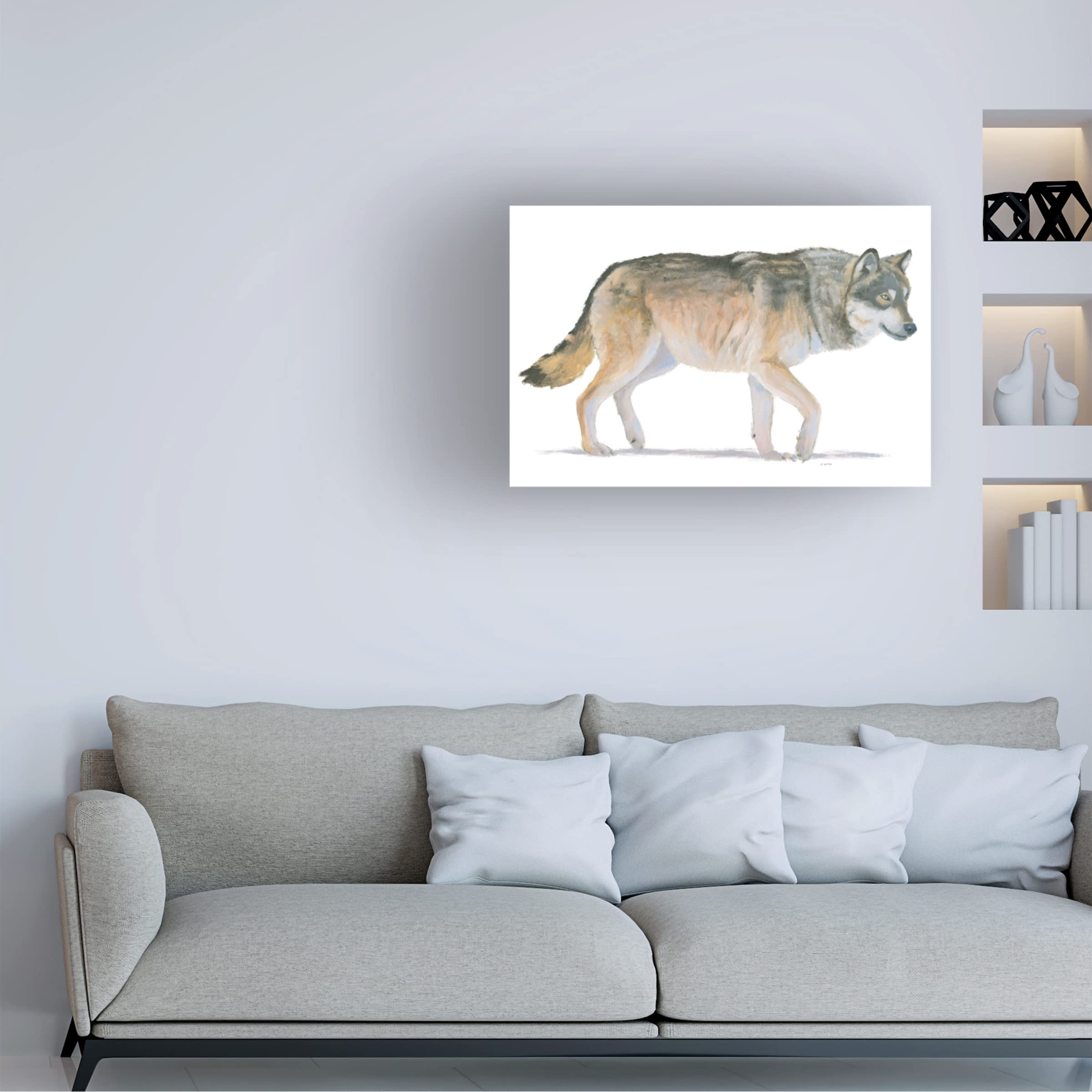 James Wiens 'Northern Wild II' Canvas Art Print - 16x24 Inches - Modern Wildlife Wall Decor for Living Room, Bedroom & Office