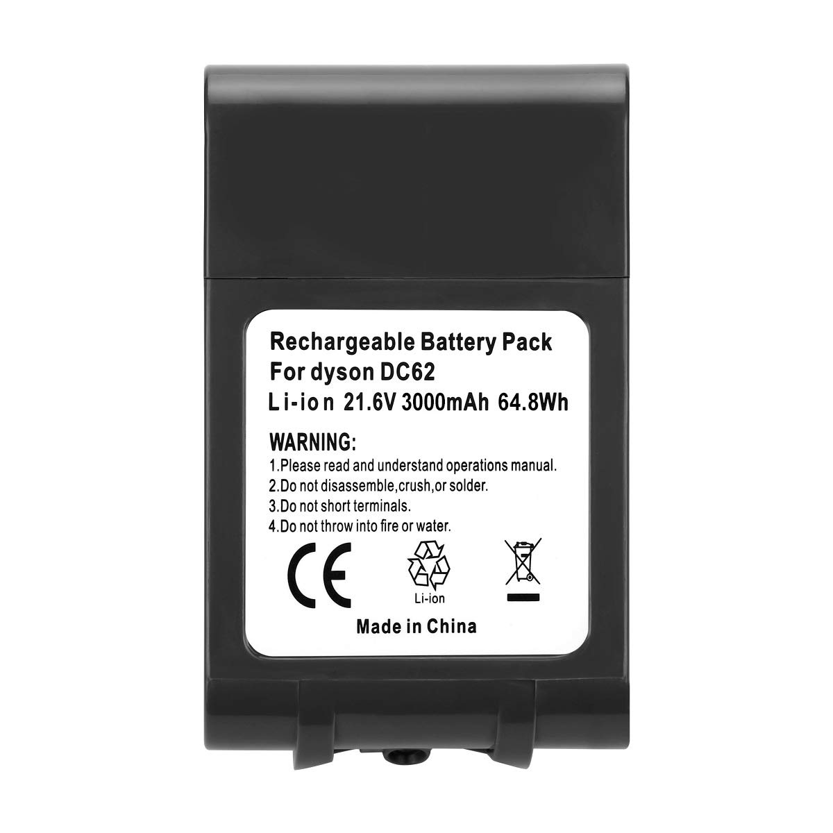 **Dyson V6 Replacement Battery - 1500mAh 21.6V Lithium Battery for Dyson V6 Series (V6, V6 Animal, V6 Motorhead) - Up to 17 Mins Runtime - Perfect for Cordless Vacuum Cleaning at Home, Office & Car**