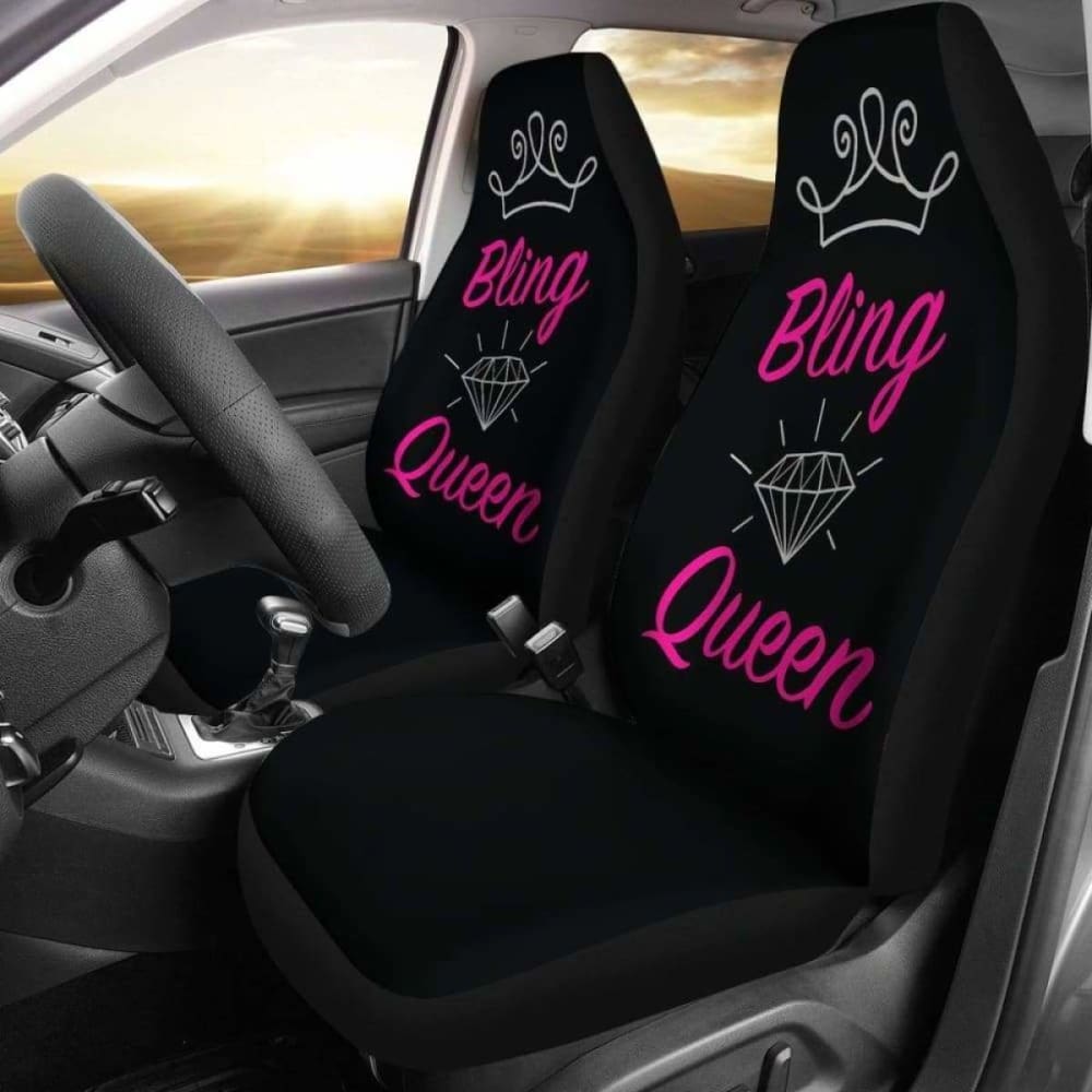 Bling Queen Luxury Car Seat Covers - Waterproof Seat Protectors for Cars, SUVs & Trucks - Premium Auto Accessories for Comfort & Style - Perfect for Daily Commute, Road Trips & Family Travel