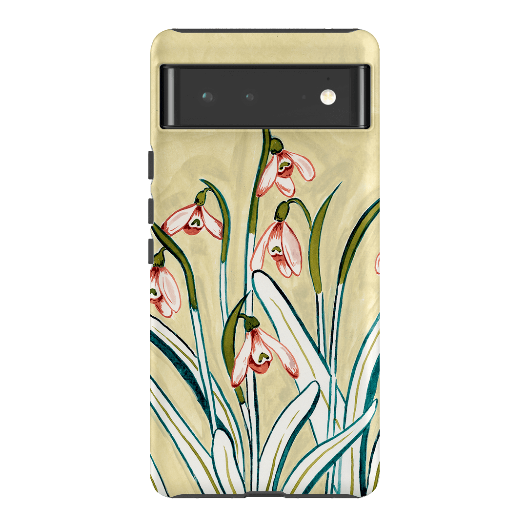 Premium Snowdrop Pattern Shockproof Phone Case - Durable Protective Cover for iPhone & Samsung - Perfect for Everyday Use, Travel & Outdoor Activities