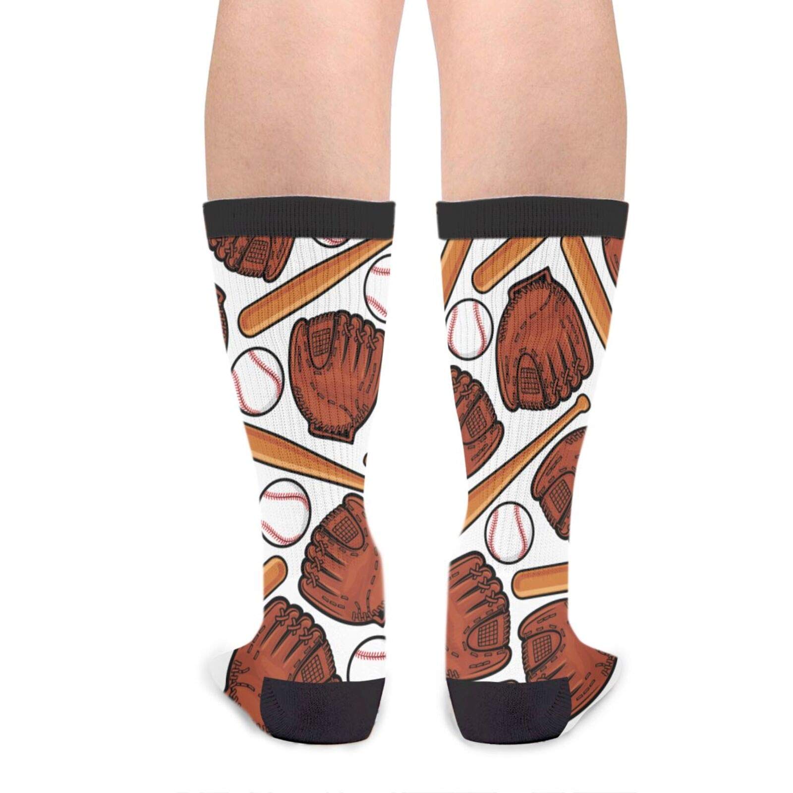 Yaateeh High Ankle Crew Socks for Men & Women - Casual Mid Calf Dress Socks, Long Tube Socks - Perfect for Office, Hiking & Everyday Wear