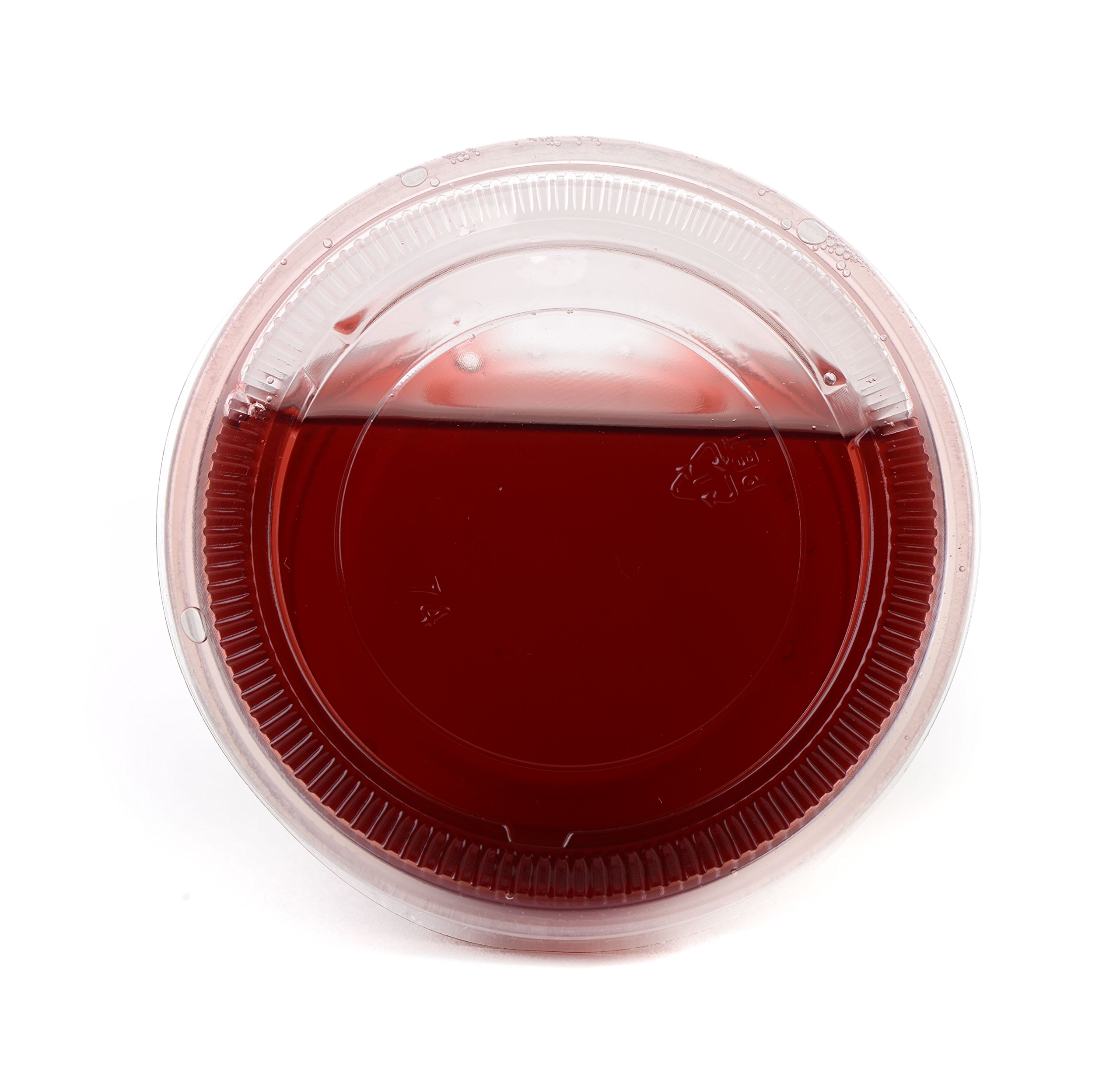 EcoQuality 3.25 oz Clear Plastic Disposable Portion Cups with Lids - 2000 Pack for Jello Shots, Souffle, Condiments, Food Sampling & Party Serving | BPA-Free Leakproof Containers for Catering, Restaurants & Home Use