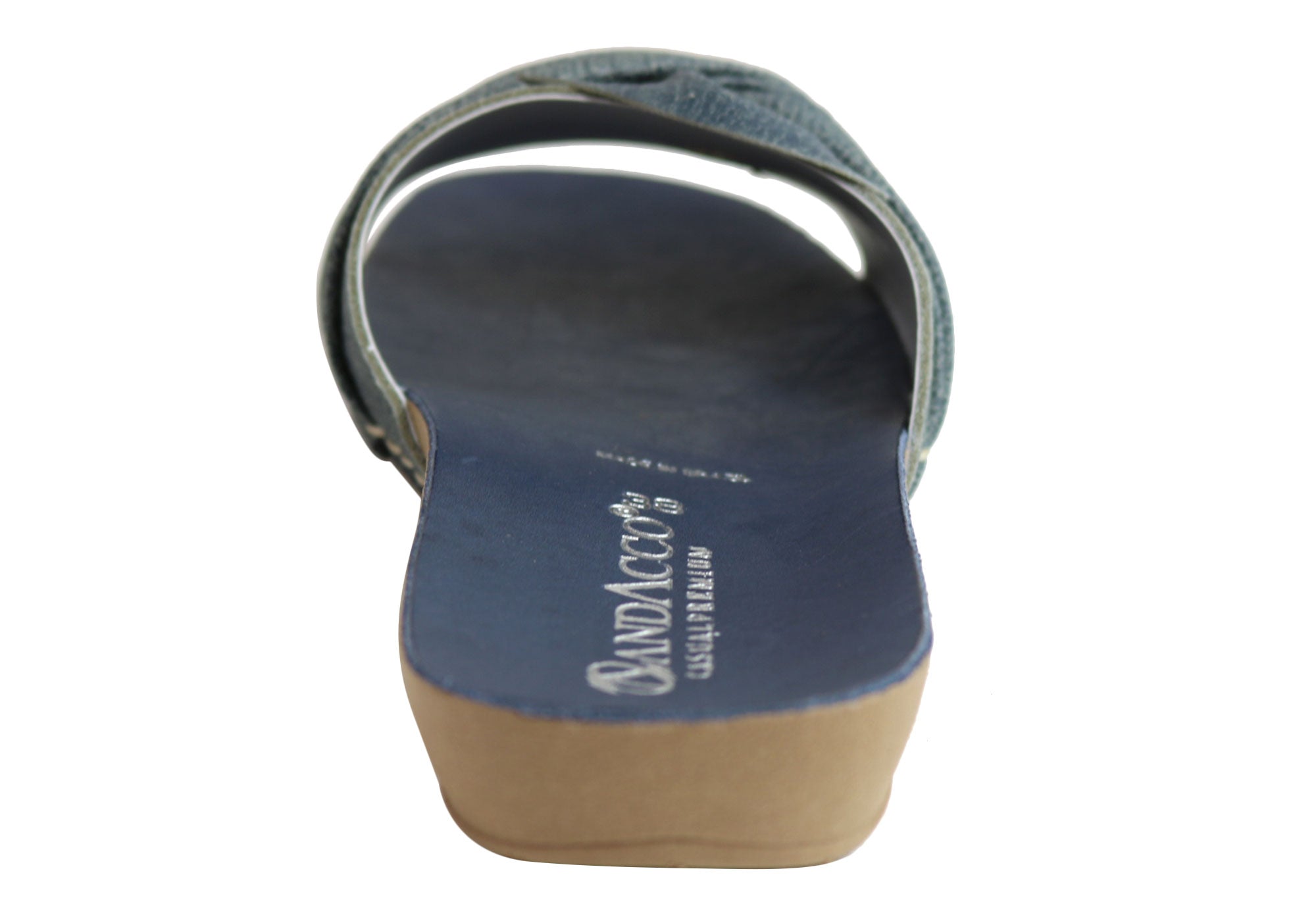 Andacco Women's Comfortable Leather Slide Sandals - Handmade in Brazil - Perfect for Beach, Pool, and Summer Casual Wear