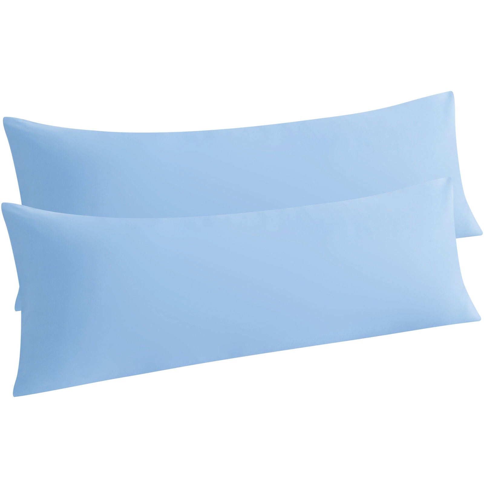 NTBAY 2 Pack Microfiber Body Pillowcase - Ultra Soft, Hypoallergenic & Wrinkle-Free Pillow Cover for Adults - Perfect for Sleeping, Lounging & Pregnancy Support