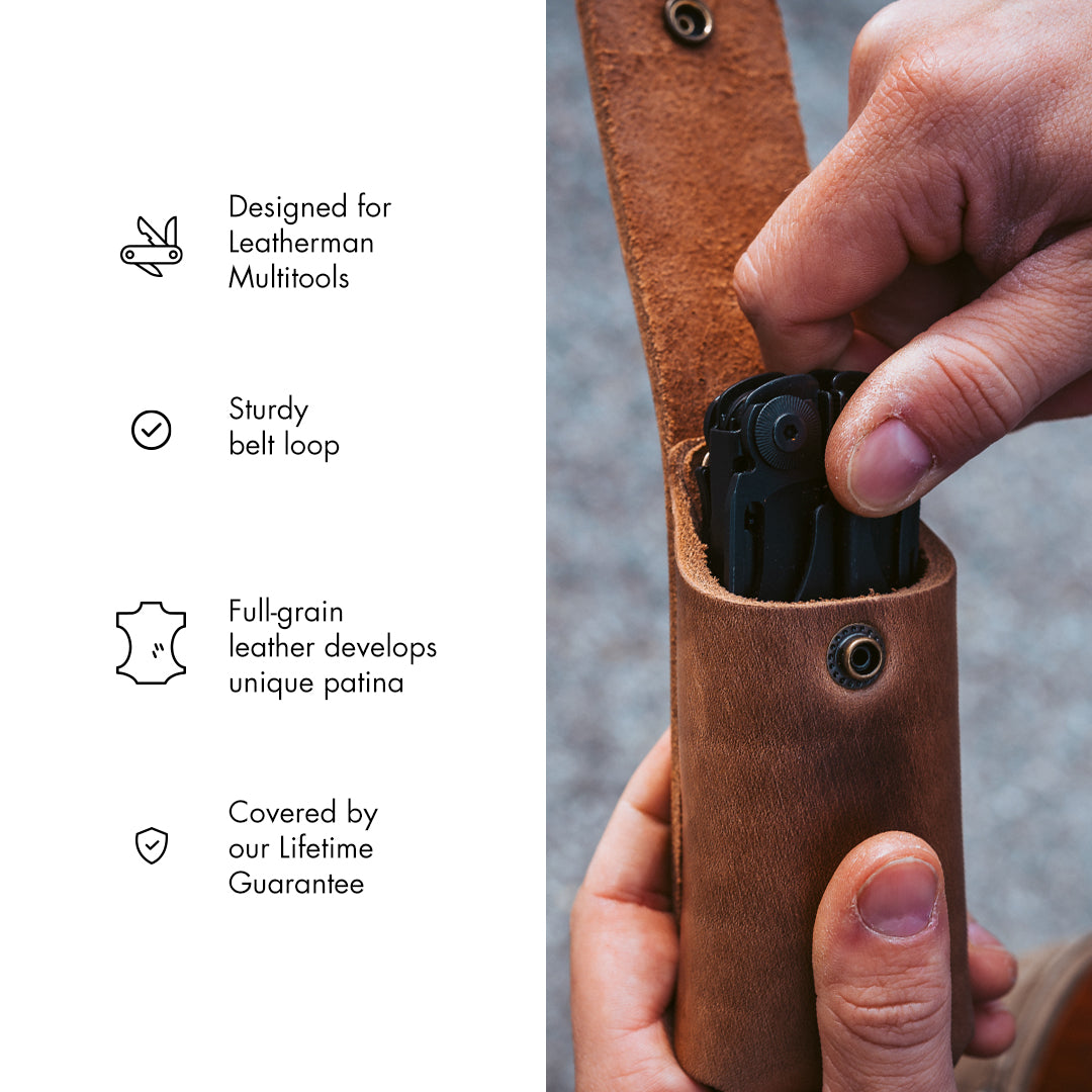 Leatherman Multitool Sheath - Durable Nylon Belt Holster for Leatherman Multi-Tools | Perfect for Camping, Hiking, Outdoor Adventures & Everyday Carry (EDC)