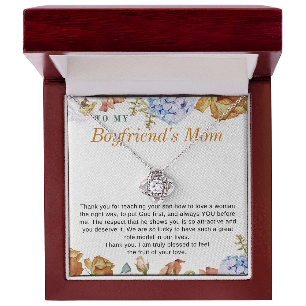 Meaningful Gift for Boyfriend's Mom - Elegant BFM01C Necklace | Perfect for Birthdays, Holidays & Special Occasions