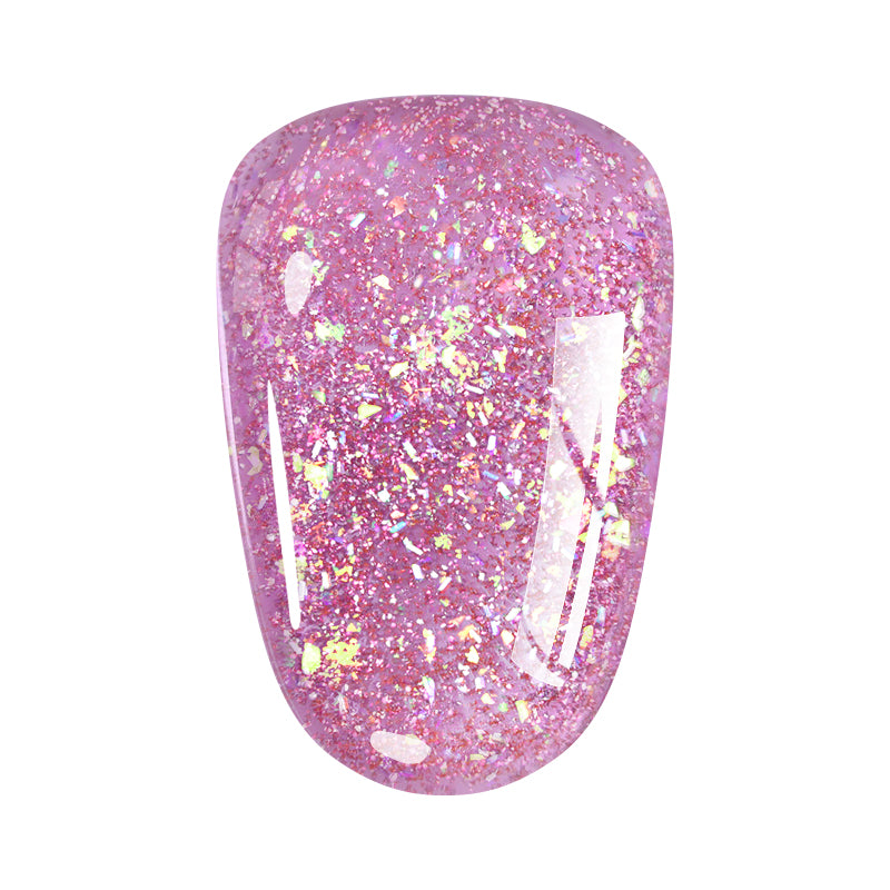 Professional Reflective Gel Polish Set with Mica Flakes - Neon #03 (7ml) for Nail Art & DIY Manicures at Home