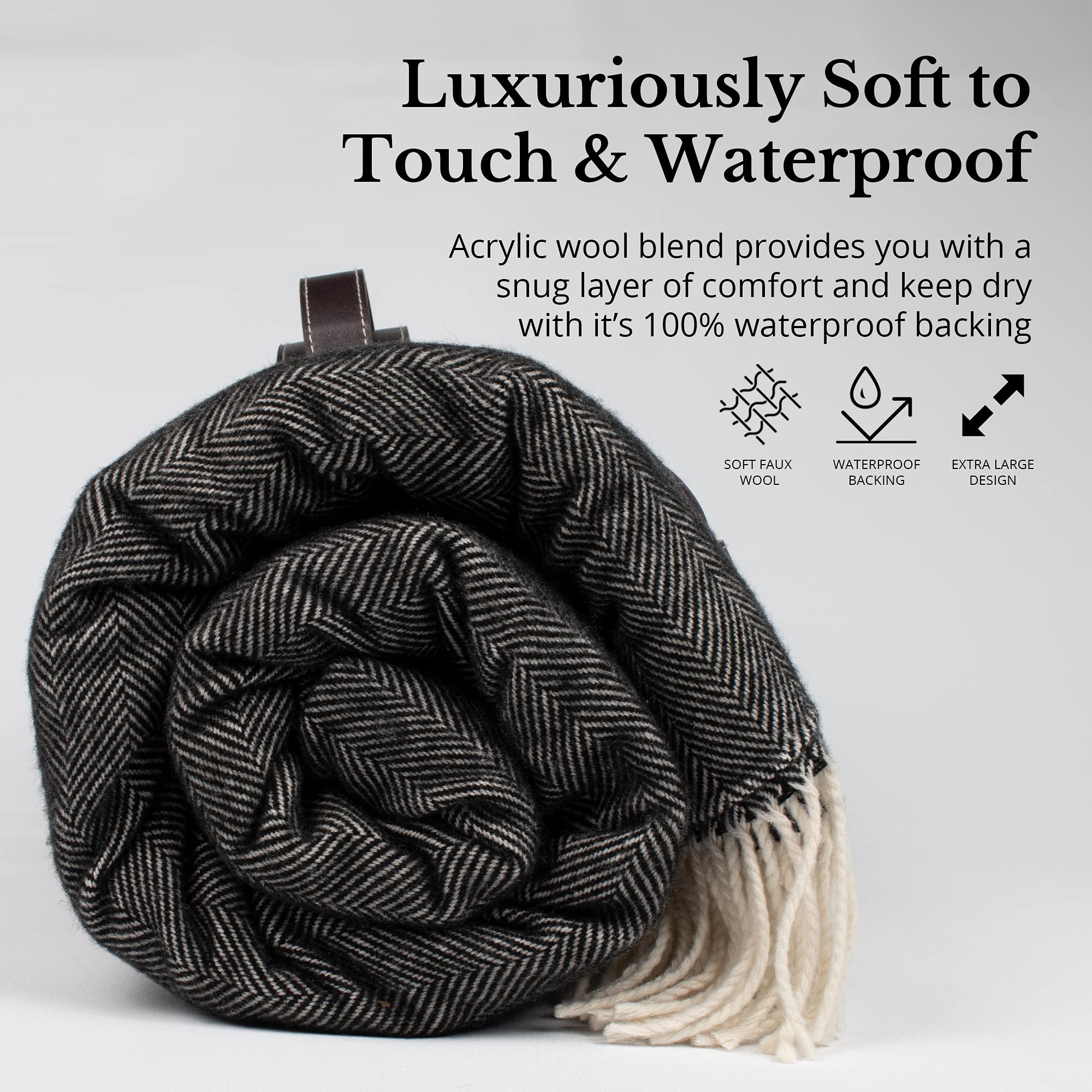 Komorebi Extra Large Waterproof Picnic Blanket 78