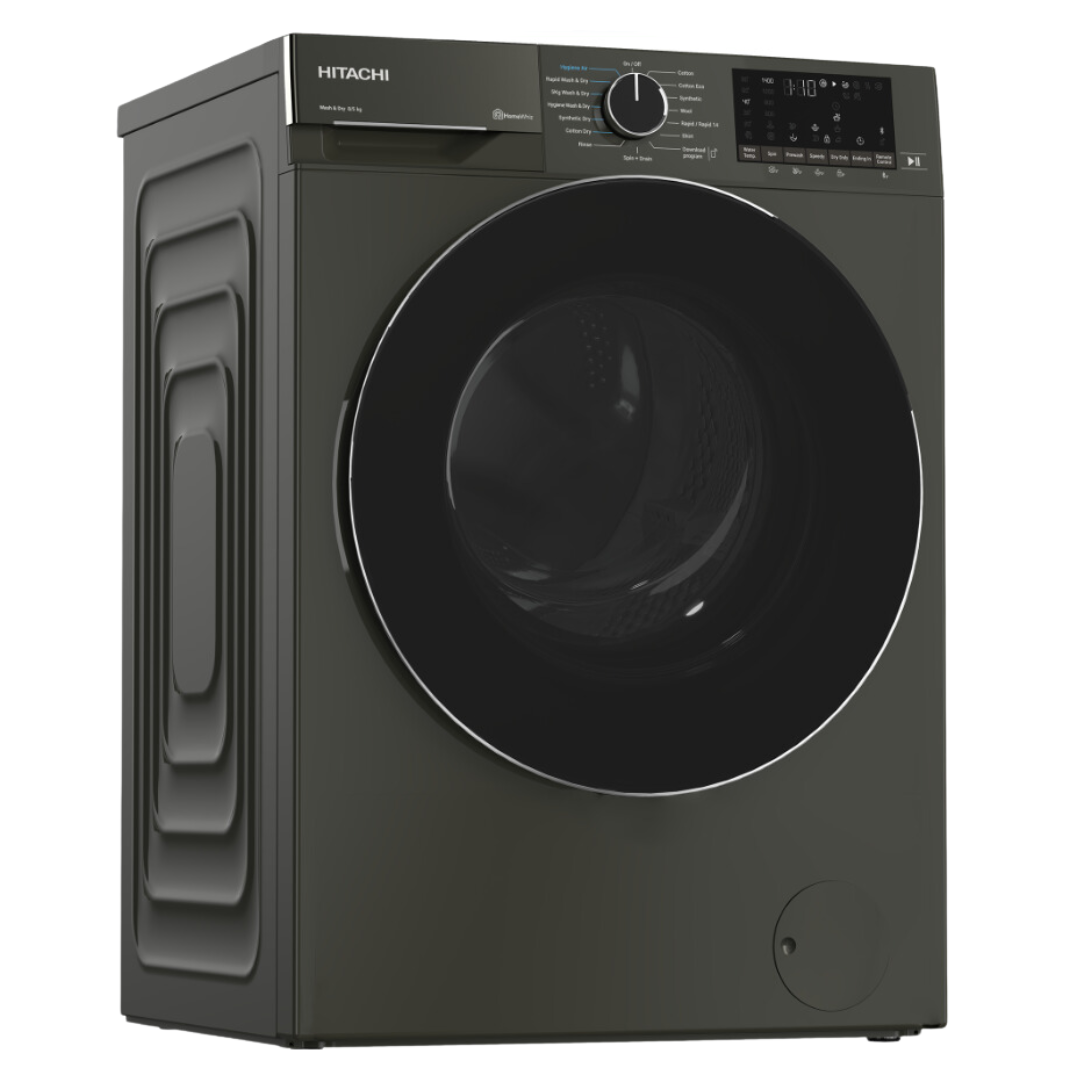 Hitachi BD D80YJVEM 8kg Washer and 5kg Dryer Combo - Energy Efficient Laundry Machine for Apartments, Small Homes & RVs
