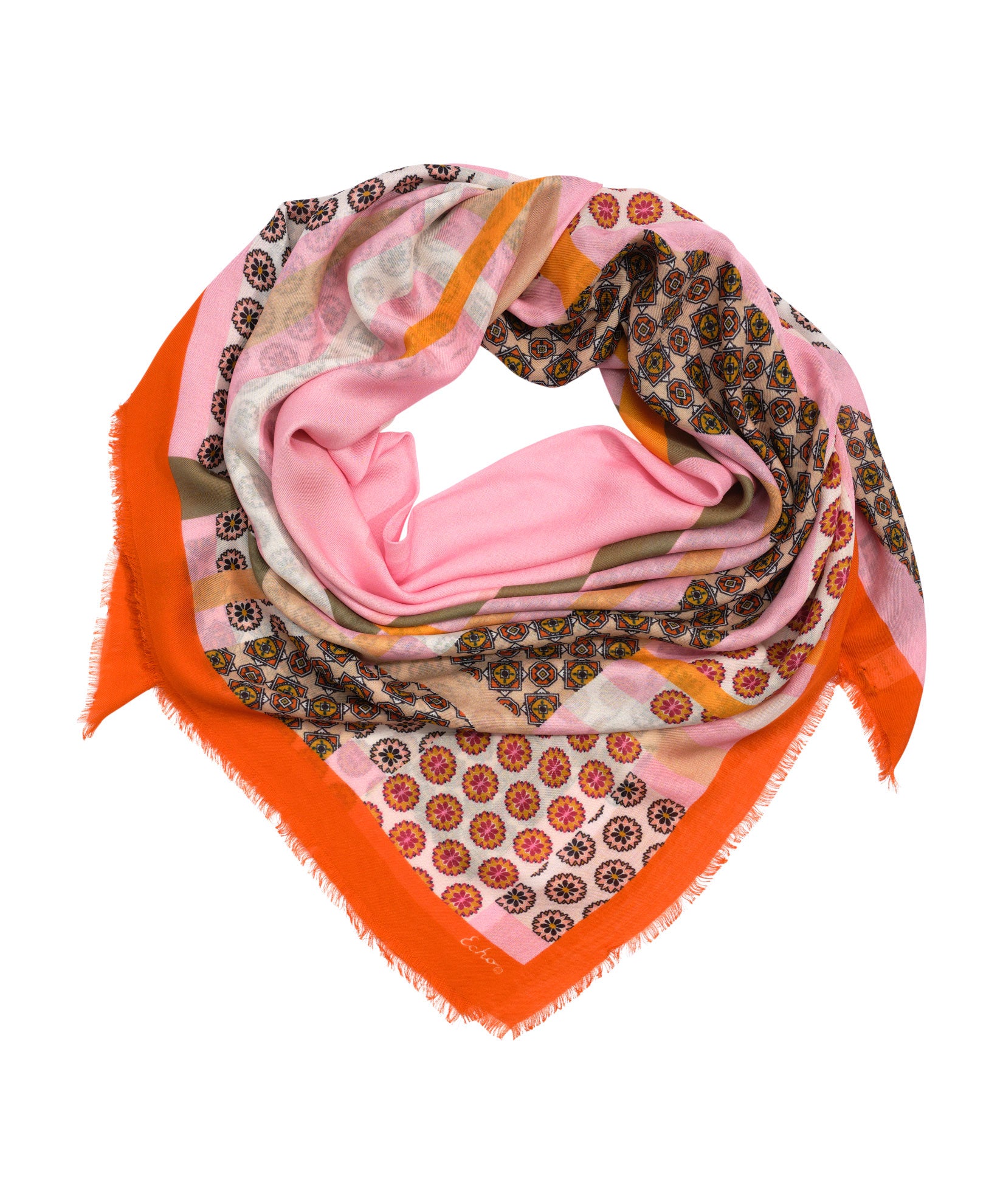 Stylish Foulard Patch Square Scarf for Women - Fashionable Silk-Like Accessory for Office, Travel, and Special Occasions
