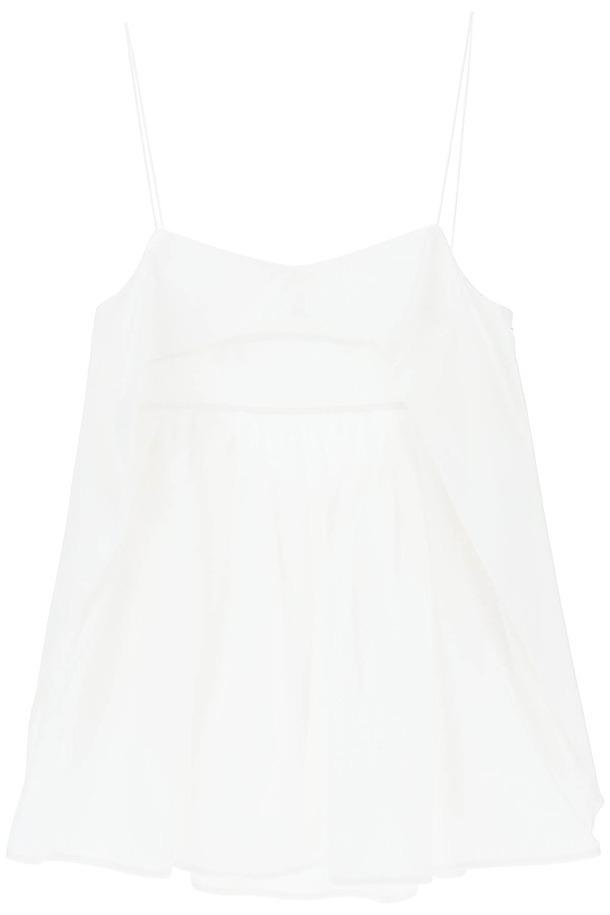 Cecilie Bahnsen Sunday Poplin Top - Women's Elegant Blouse for Casual Wear, Brunch & Summer Outfits