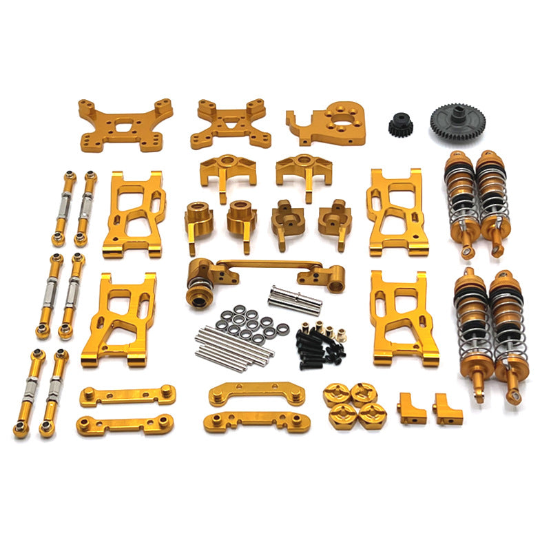 WLtoys 124007 RC Car Upgrade Parts Kit - High-Performance Replacement Parts for RIaarIo, XDKJ 001, 006 & AM X12 Models - Perfect for Off-Road Racing and DIY RC Car Maintenance
