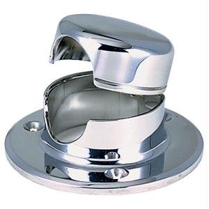 Stainless Steel Rope and Chain Deck Pipe with Hinged Cover - Marine Grade Drainage Solution for Boats, Docks & Outdoor Decks