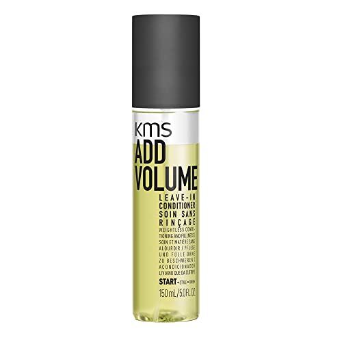 KMS ADDVOLUME Volumizing Leave-In Conditioner for Fine Hair - 5.0 oz | Adds Body & Shine | Perfect for Daily Styling & Volume Boost