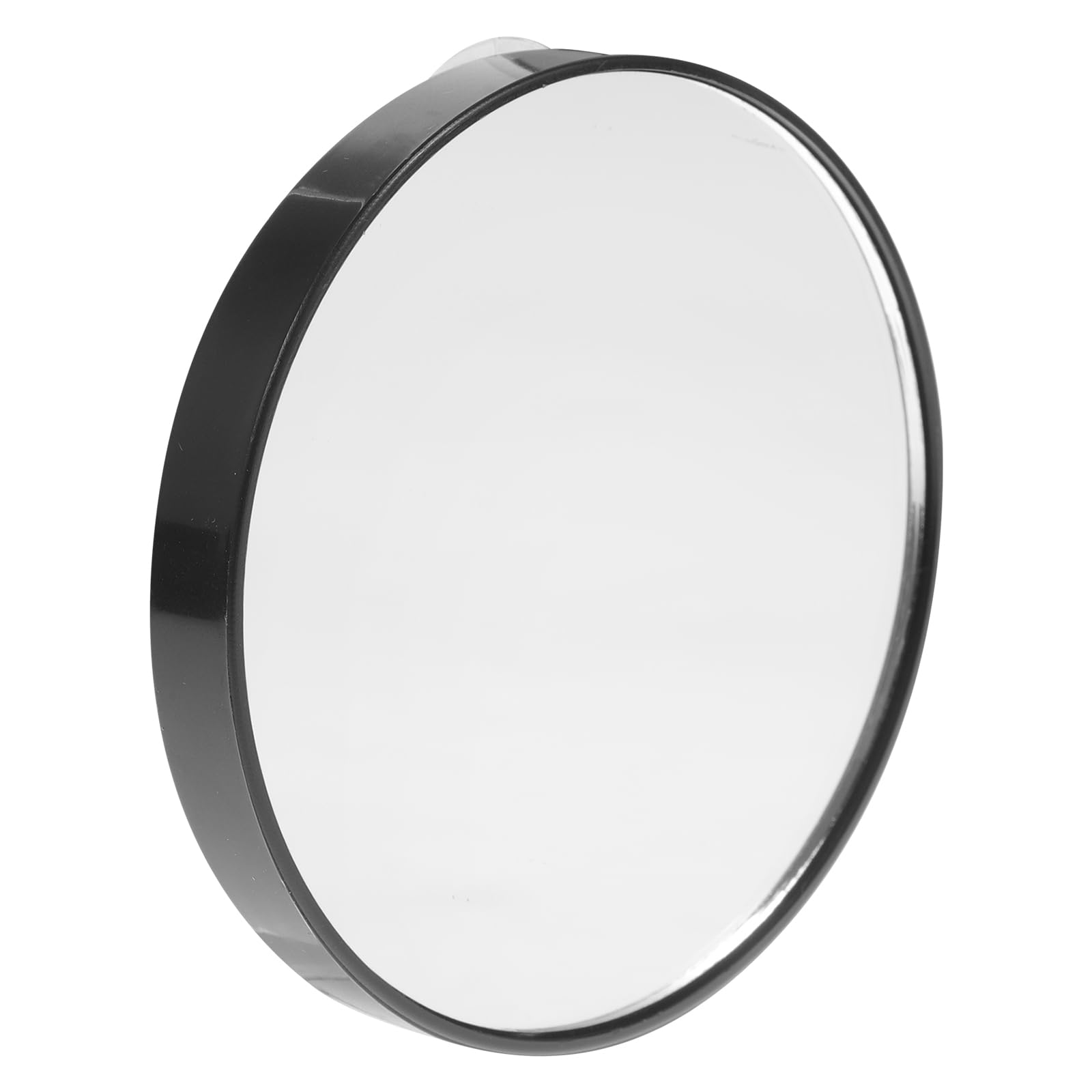 HEALLILY 7.5cm 5X Magnifying Glass Mirror - Small Round Wall Mirror for Makeup, Cosmetic, Bathroom with Suction Cups (Black) - Perfect for Travel, Home Vanity & Professional Salon Use