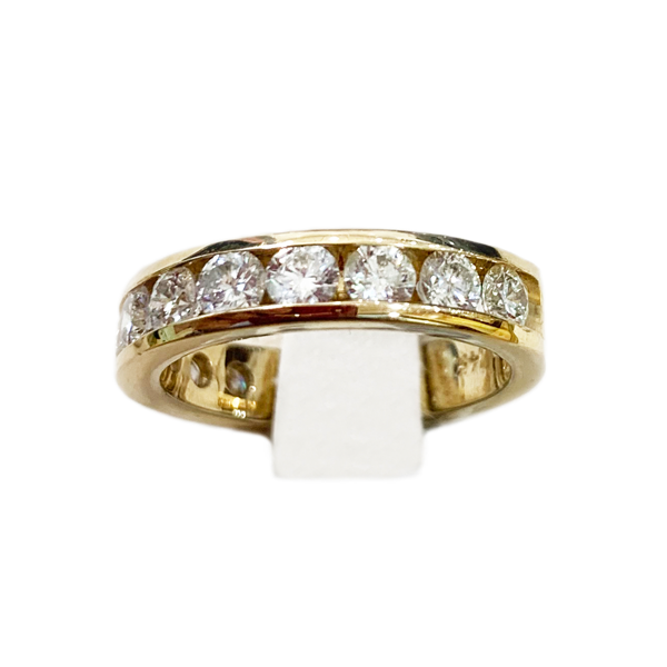 14K Yellow Gold Diamond Ring for Women - Elegant Solitaire Engagement & Wedding Band - Perfect for Proposals, Anniversaries & Special Occasions