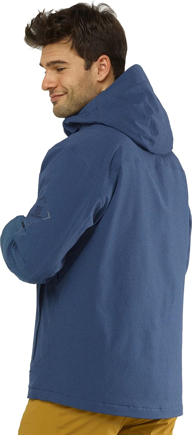 Salomon Men's Untracked Jacket - Waterproof Winter Ski Jacket for Men, Lightweight Insulated Snow Jacket with Hood - Perfect for Skiing, Snowboarding & Outdoor Adventures