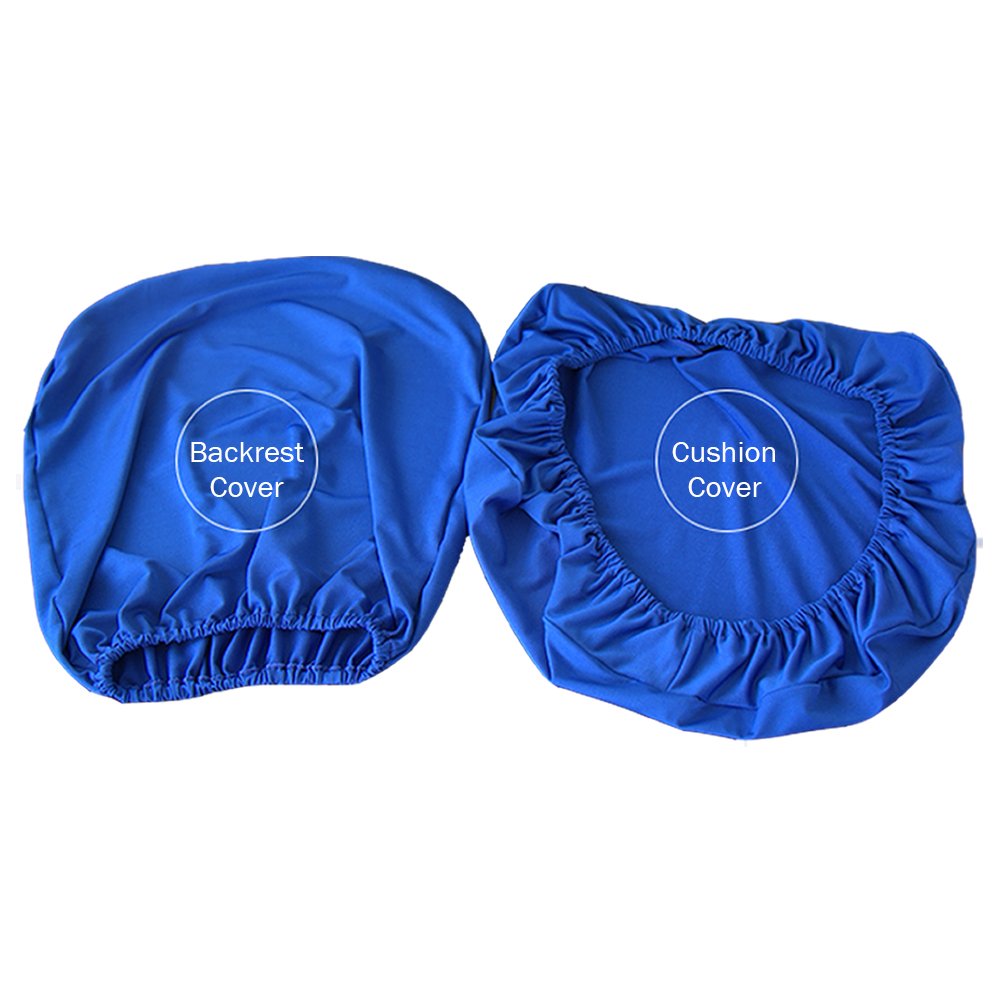 Melaluxe Universal Stretchable Office Chair Cover - Protective Slipcover for Computer & Rotating Chairs | Home Office, Gaming & Workspace Decor