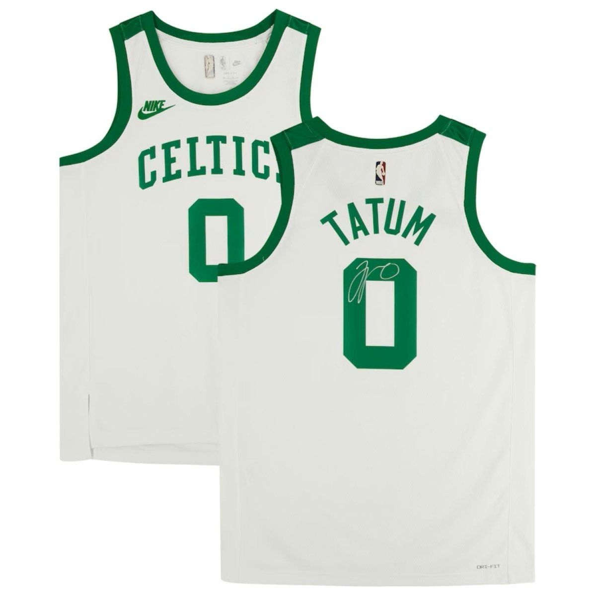 Authentic Jayson Tatum Signed Boston Celtics White Nike Swingman Jersey - Limited Edition NBA Memorabilia for Collectors & Fans - Perfect for Game Day, Sports Bars, and Celtics Man Cave Decor