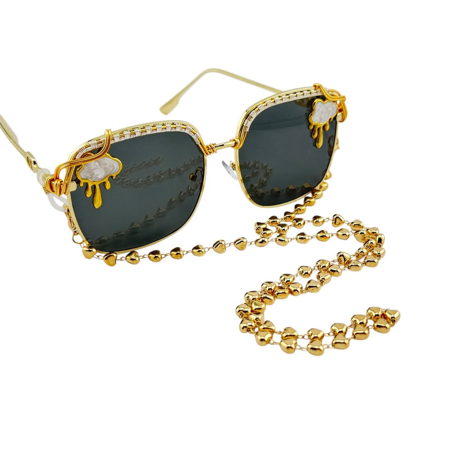 CLOUDYPEARLS Limited Edition Necklace with Chain - Elegant Jewelry for Women, Perfect for Parties, Weddings & Special Occasions