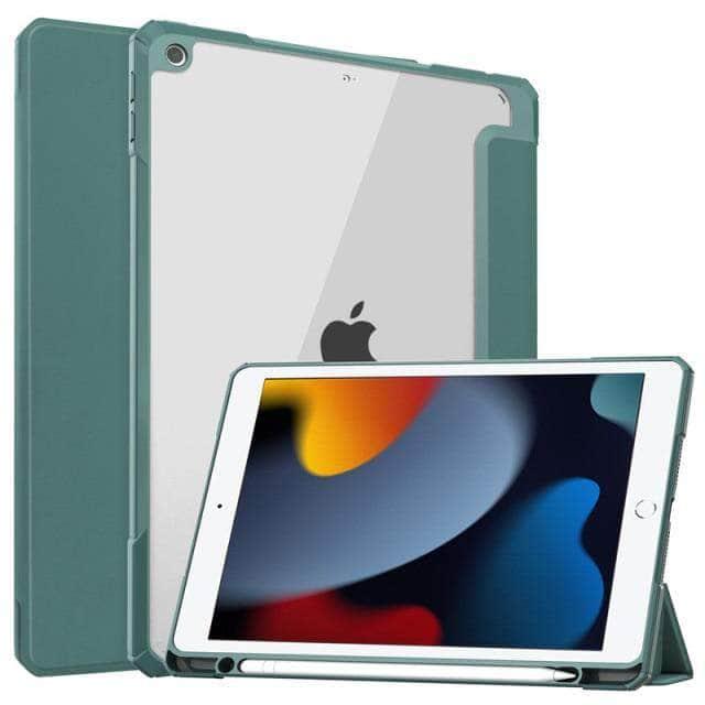 Premium iPad Pencil Holder Stand with Protective Shell - Secure Storage for Apple Pencil 1/2 - Perfect for Artists, Students & Professionals (Home, Office, Travel Use)