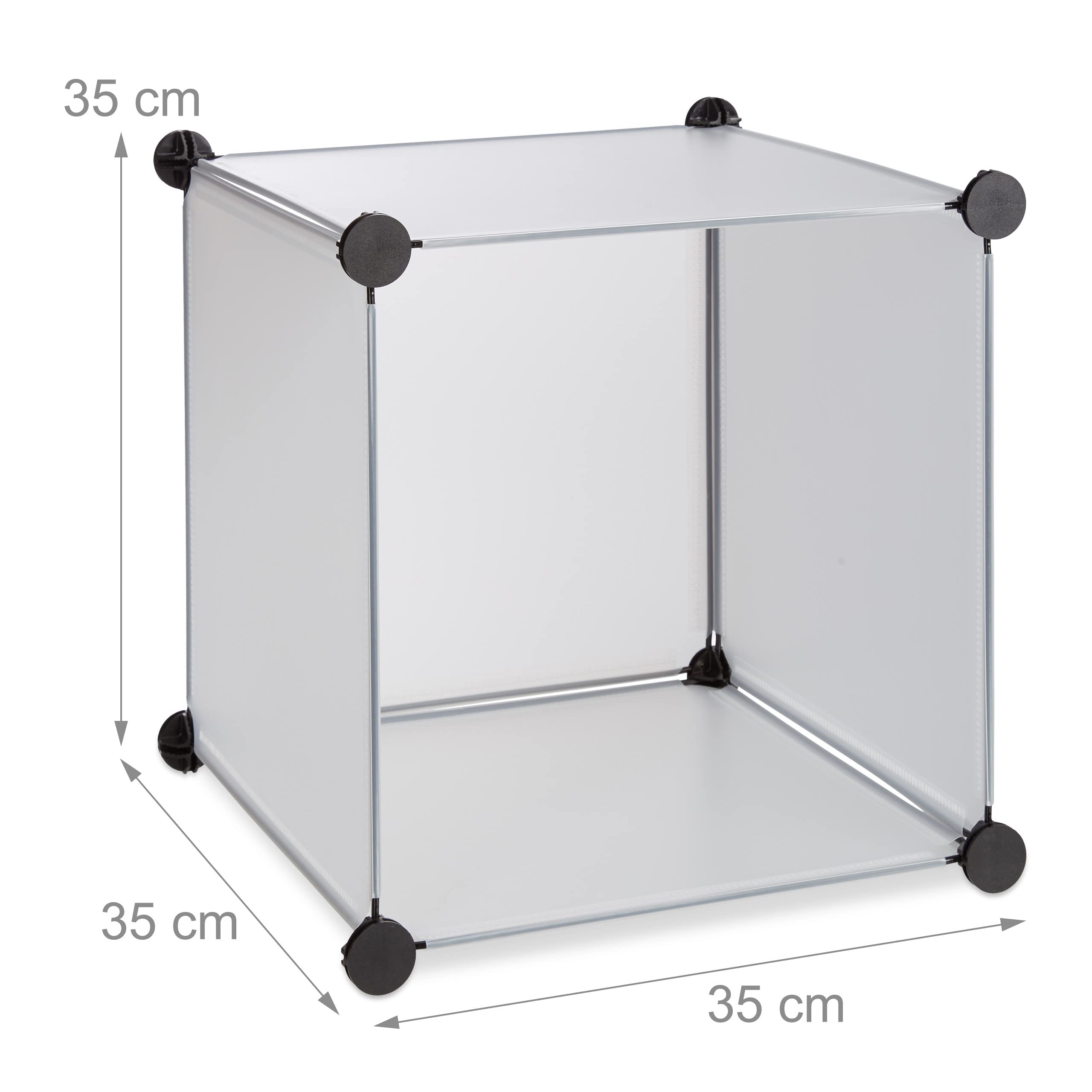 12-Section Modular Wardrobe Organizer | 145.5 x 145.5cm Plastic Closet Storage System | Clear Shoe Cabinet & Clothing Rack for Bedroom, Closet, Entryway Organization