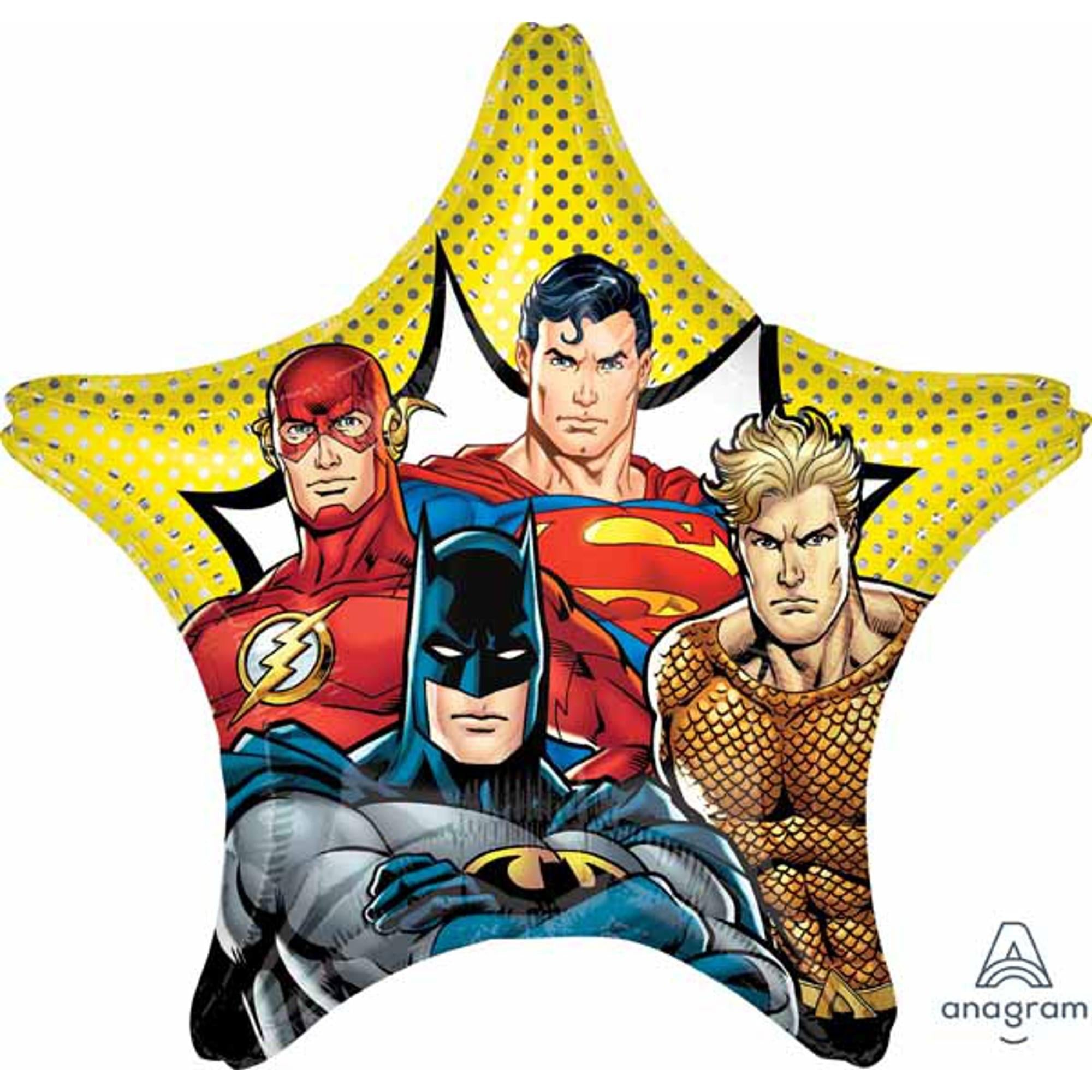 Justice League Jumbo Star Launcher Figure Set - DC Comics Superhero Action Figures for Kids & Collectors - Perfect for Playtime, Birthday Gifts & Display Collections