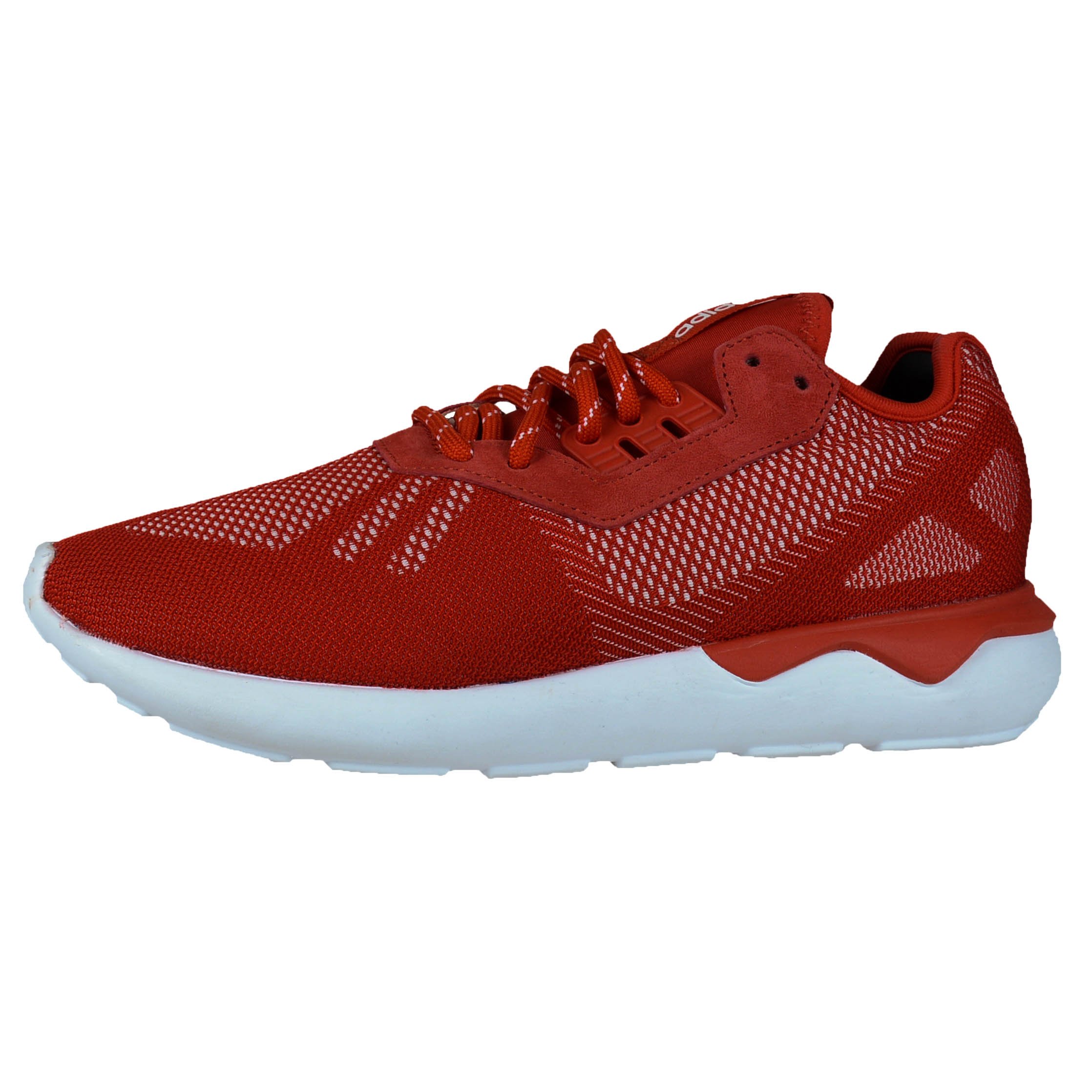 adidas Tubular Runner Weave Red Running Shoes for Men - Lightweight & Breathable Sneakers for Jogging, Gym Workouts & Casual Wear