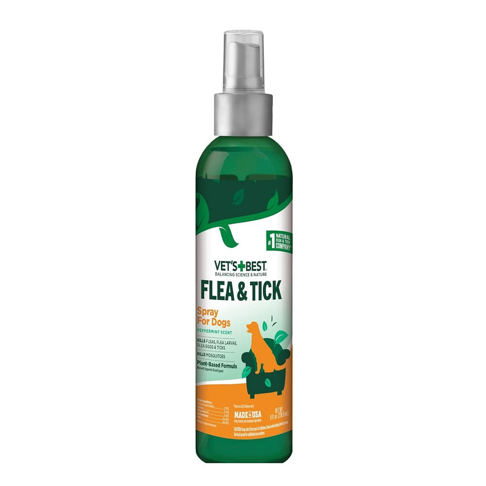 Best Flea & Tick Spray for Dogs & Cats – Natural, Safe & Effective Pest Control – Indoor & Outdoor Use for Home & Yard Protection