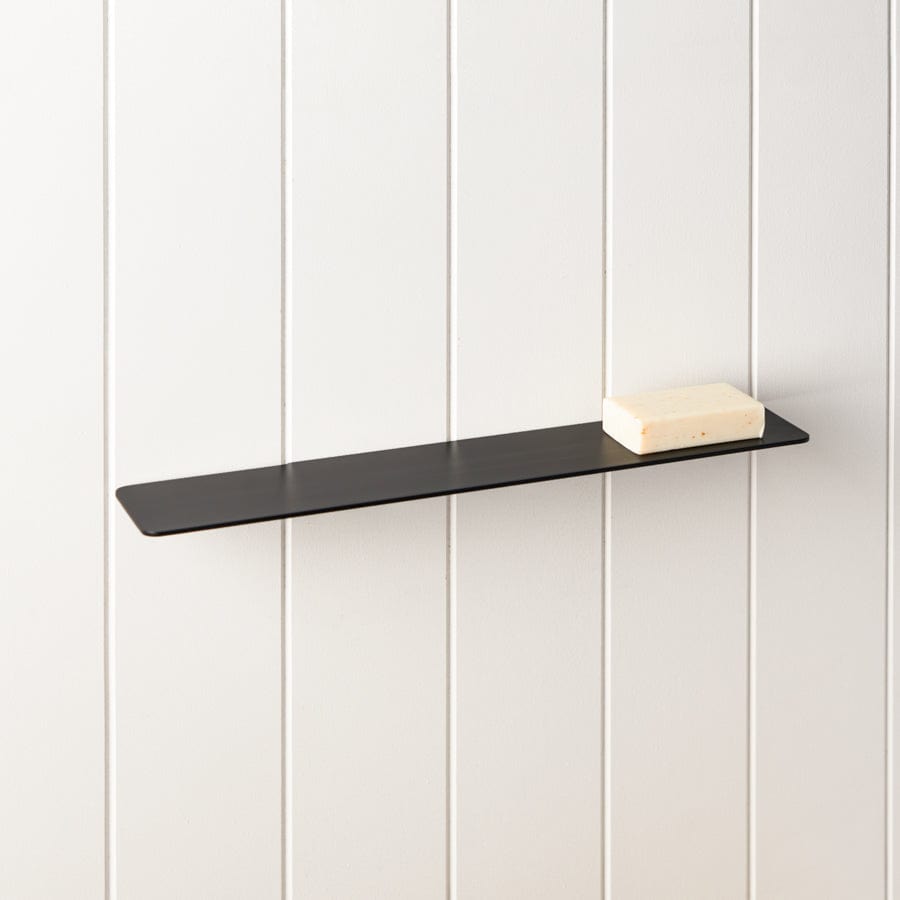 Matte Black Shampoo Shelf - Bathroom Organizer for Shampoo, Conditioner & Soap - Perfect for Showers, Bathtubs & Vanities