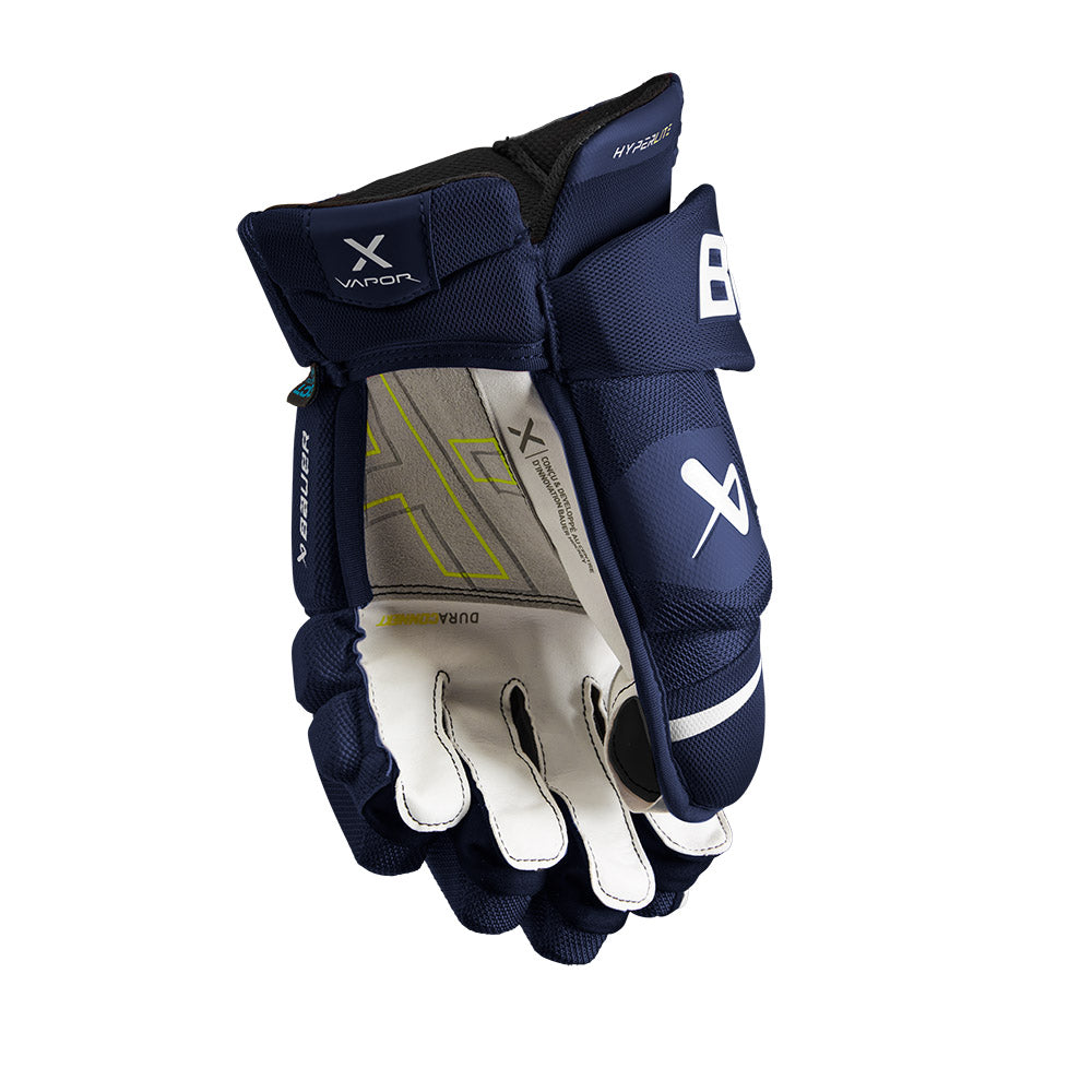 Bauer Vapor HyperLite Senior Ice Hockey Gloves - Lightweight Protective Gear for Hockey Players - Perfect for Games & Practice Sessions
