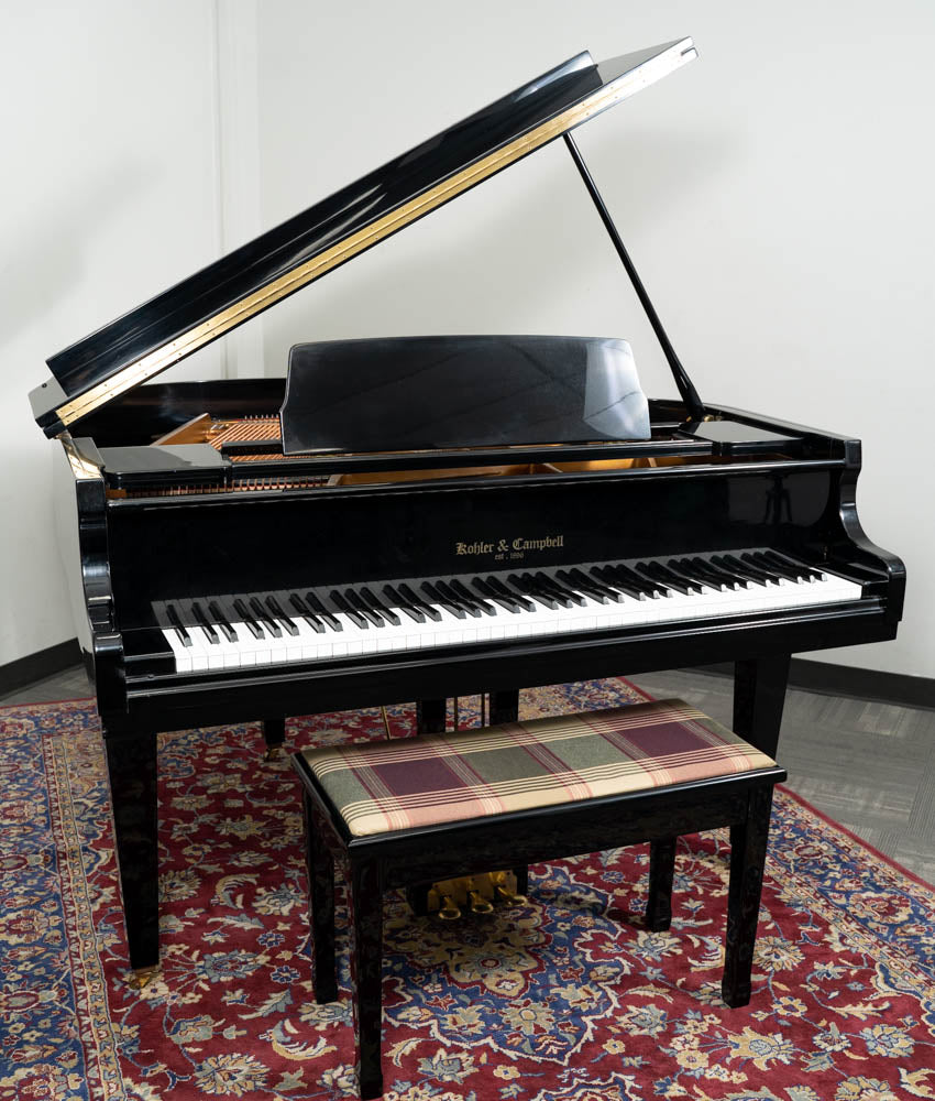 1994 Kohler & Campbell 4'7 SKG 400S Grand Piano in Polished Ebony - Used Vintage Piano for Home, Studio & Performance | Perfect for Classical Music, Jazz & Wedding Events