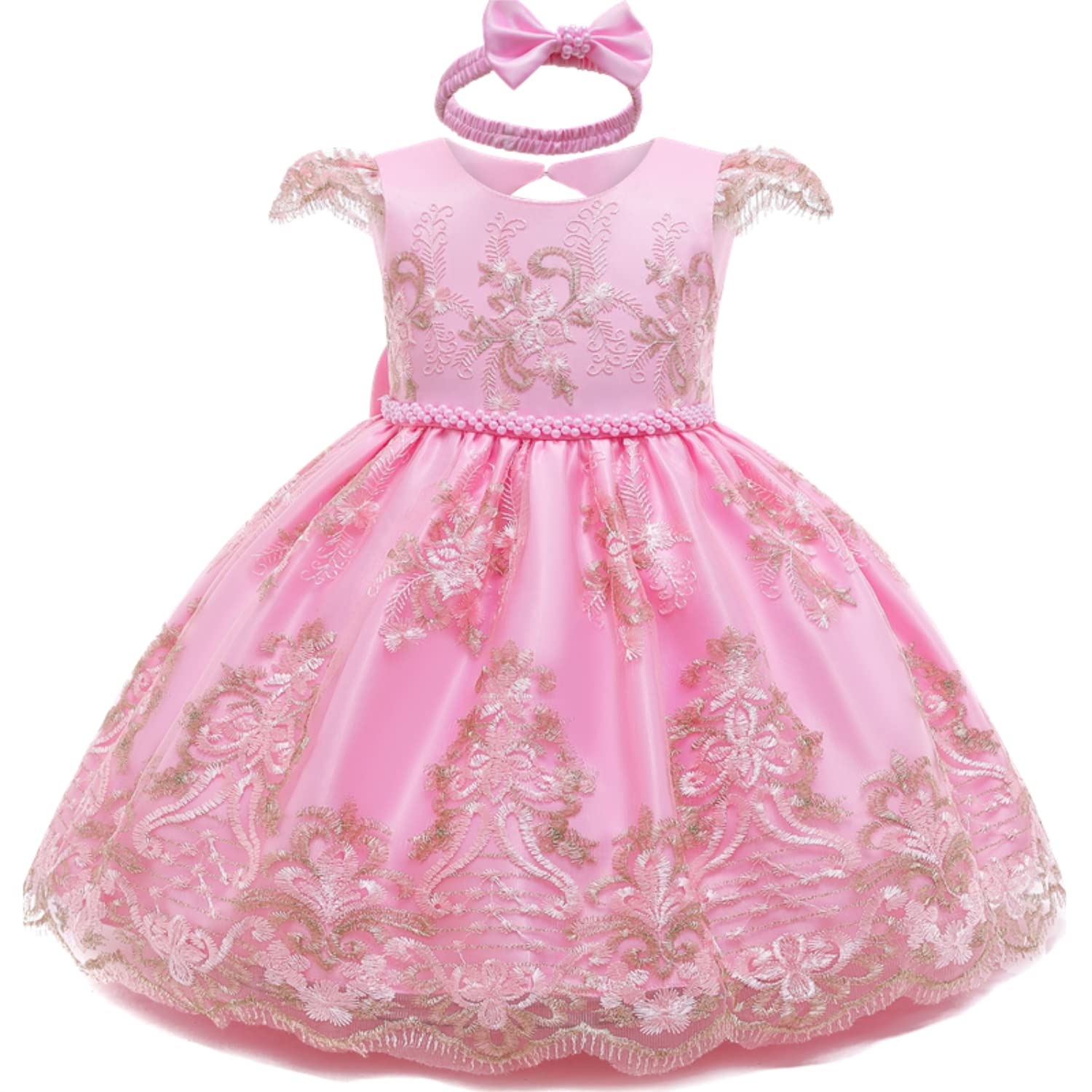 NNJXD Toddler Princess Flower Dress for Baby Girls | Birthday, Wedding & Party Dresses | Perfect for Special Occasions & Photo Shoots
