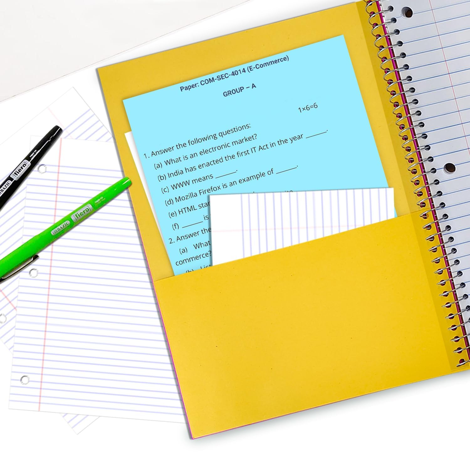 36 Pack 3 Subject Spiral Notebooks - Wide Ruled, Thick Paper, 300 Pages (150 Sheets), 8 x 10.5 Inch - Bulk School Supplies for Students, Teachers & Office Use | Perfect for Note Taking, Journaling & Homework Organization