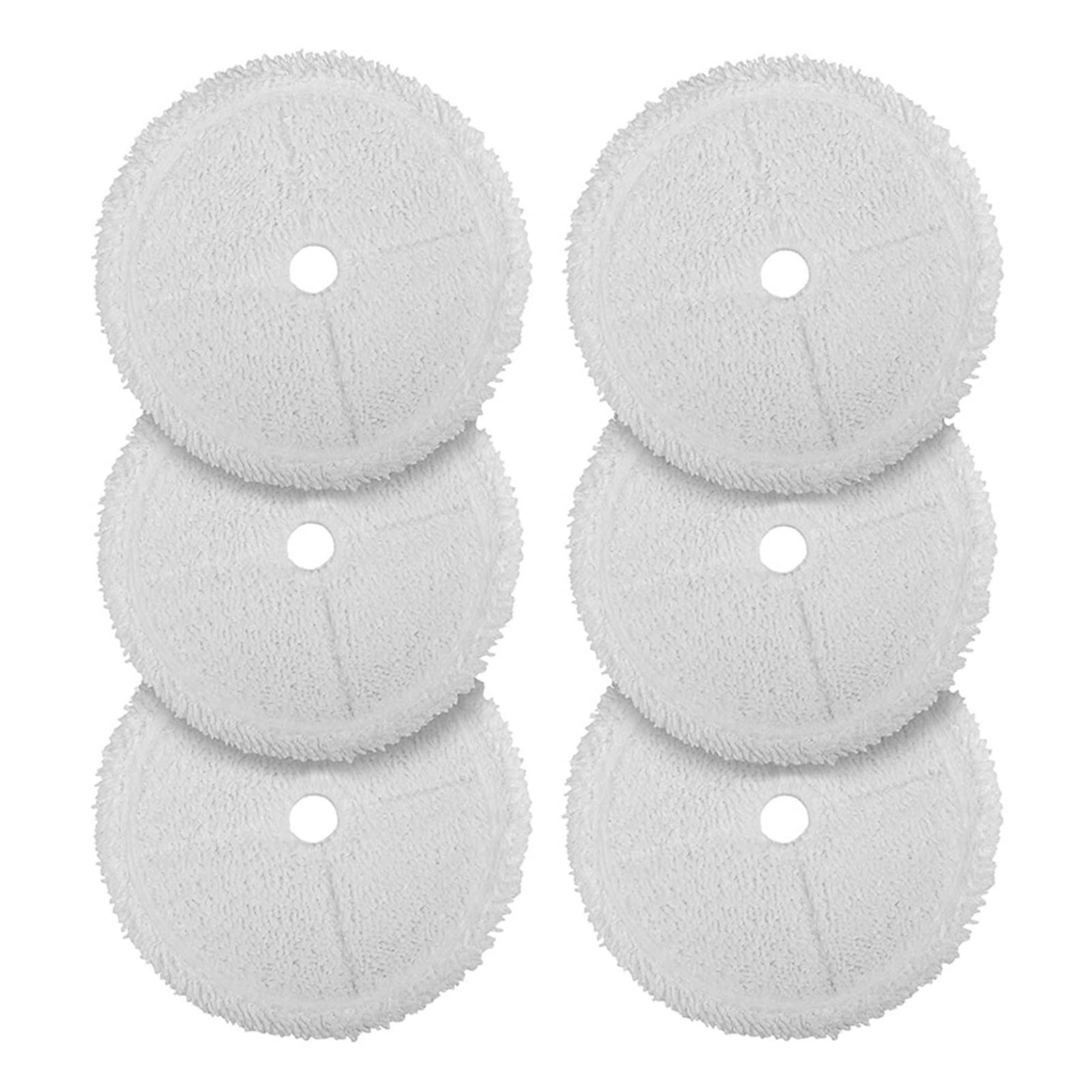 Bissell 3115 2859 Series Reusable Steam Mop Pads 6 Pack - for Wet/Dry Robot Vacuum Cleaning