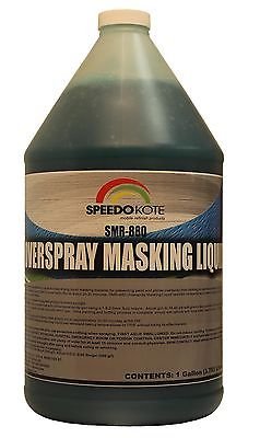 SpeedoKote SMR-880 Overspray Masking Liquid Spray - 1 Gallon Protective Coating for Automotive, Industrial & DIY Projects - Prevents Over Spray on Surfaces During Painting & Finishing